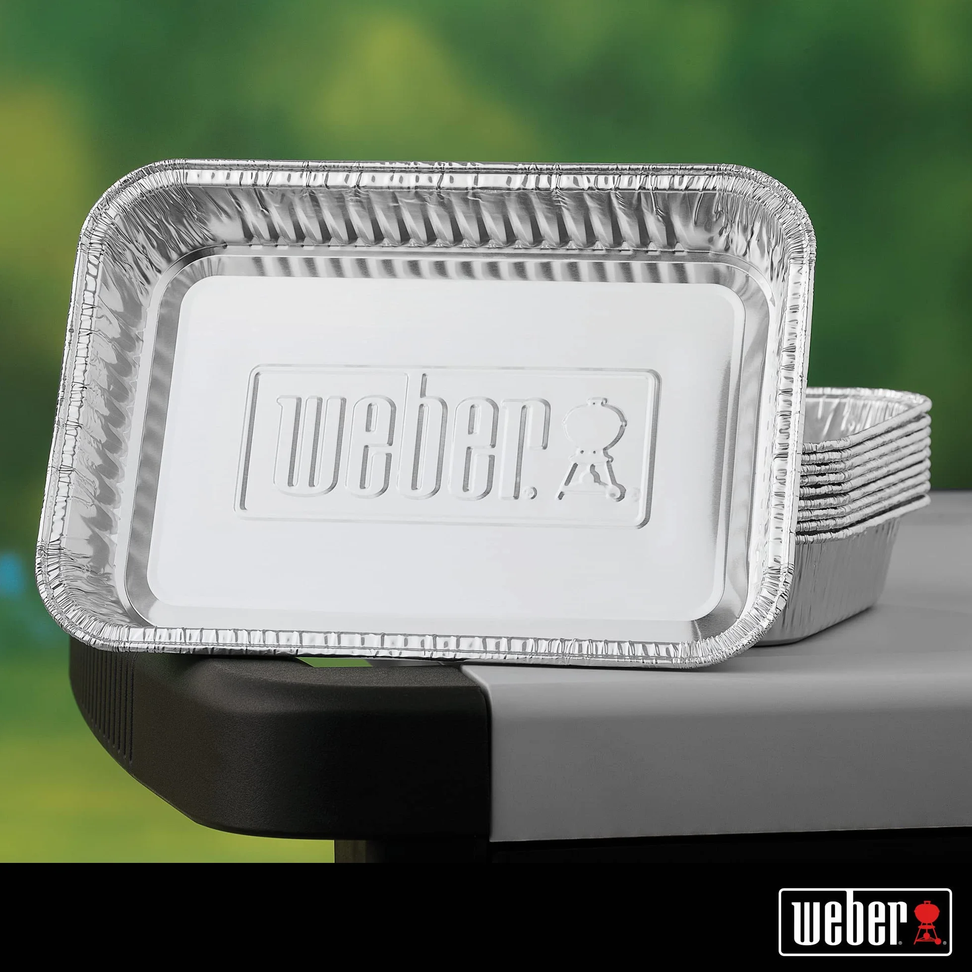 Weber Lèchefrites Grand 33 x 23 x 4 cm Aluminium Argent