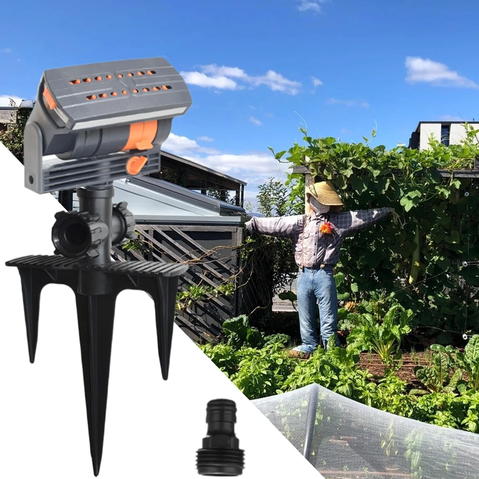 Arroseurs Oscillants De Pelouse Système D'Irrigation | Asperseur De Gazon Jardin Espace Extérieur Sol Parterre De Fleurs Ferme Et Terrasse