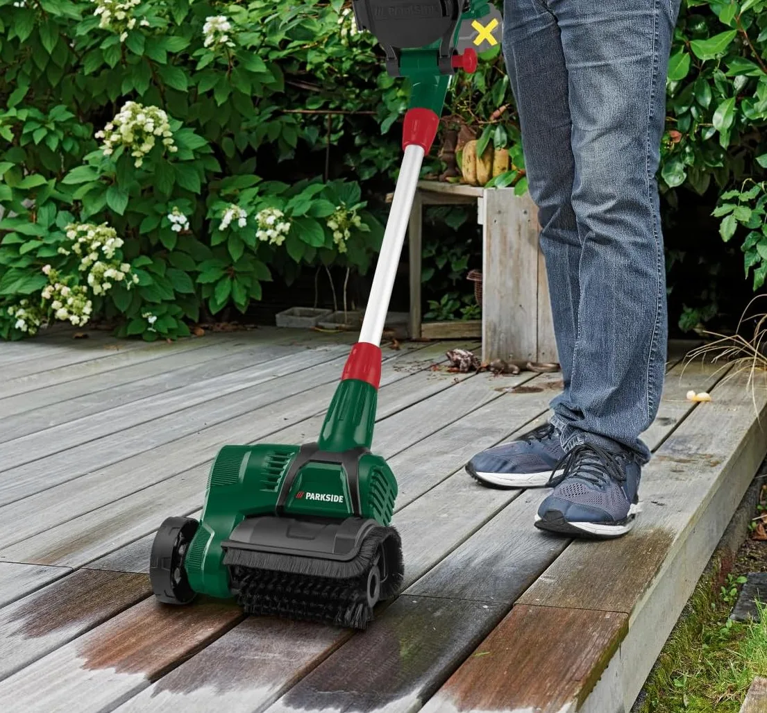 Nettoyeur de terrasse sans Fil Parkside 20 V,