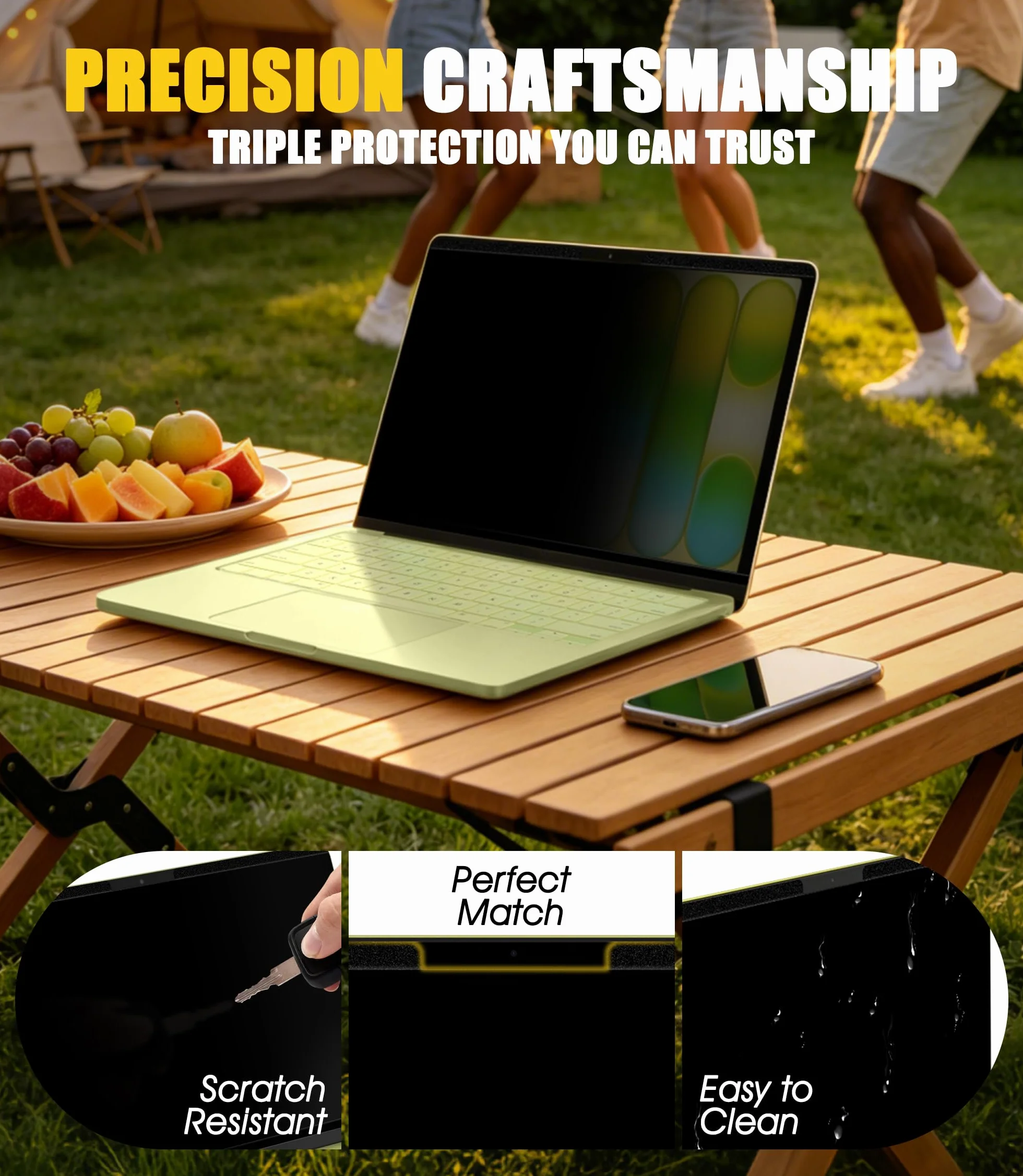 NEWZEROL Anti-Espion Protection d'écran Compatible MacBook Neo Antireflet Anti-rayures Amovible Réutilisable Magnétique 2026