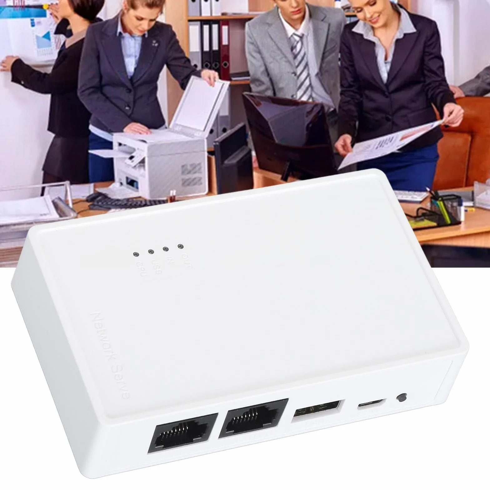 Serveur d'impression sans fil USB 10/100 Mbps Pont LAN WiFi pour OS X