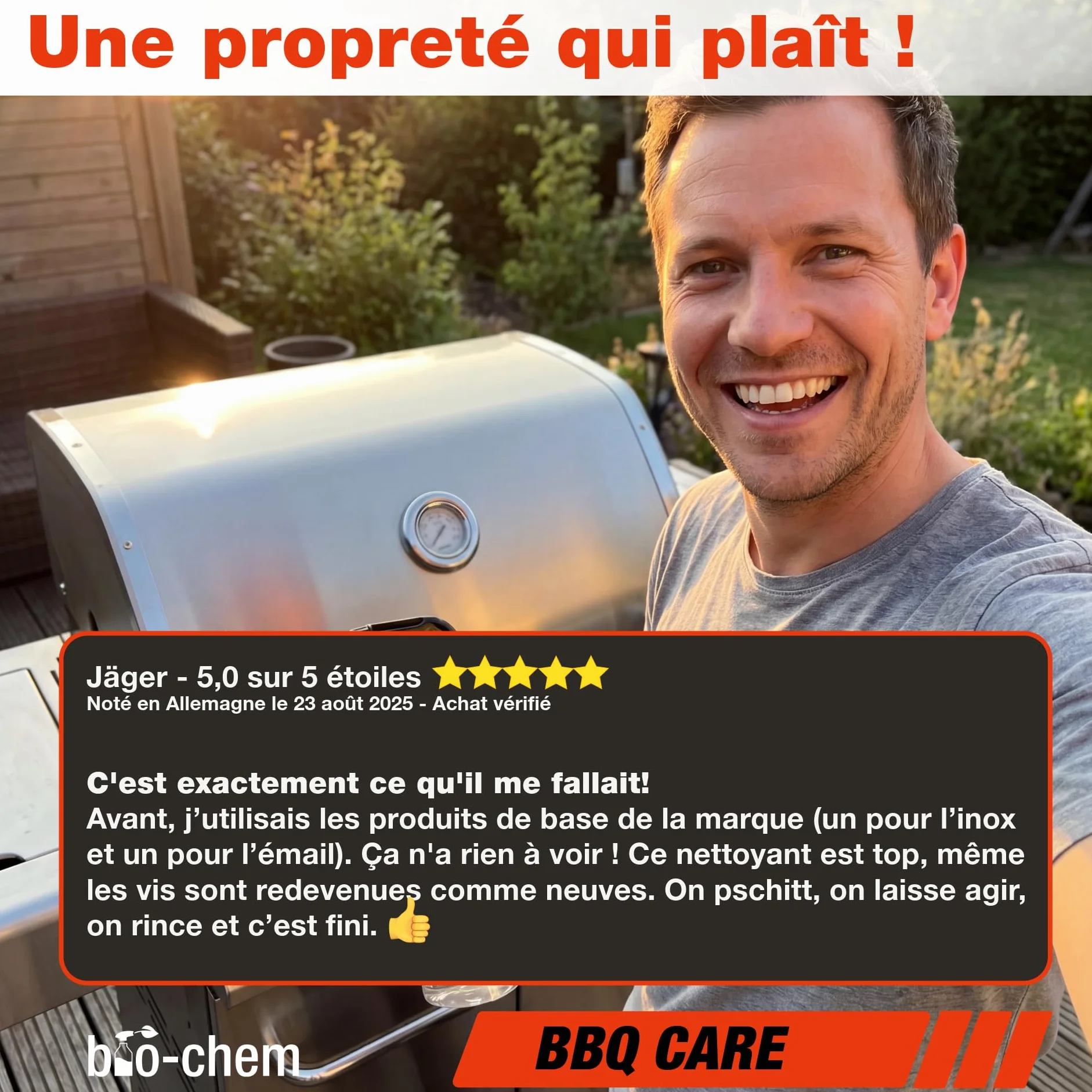 Bio-Chem Spray dégraissant pour barbecues 5L prêt à l'emploi