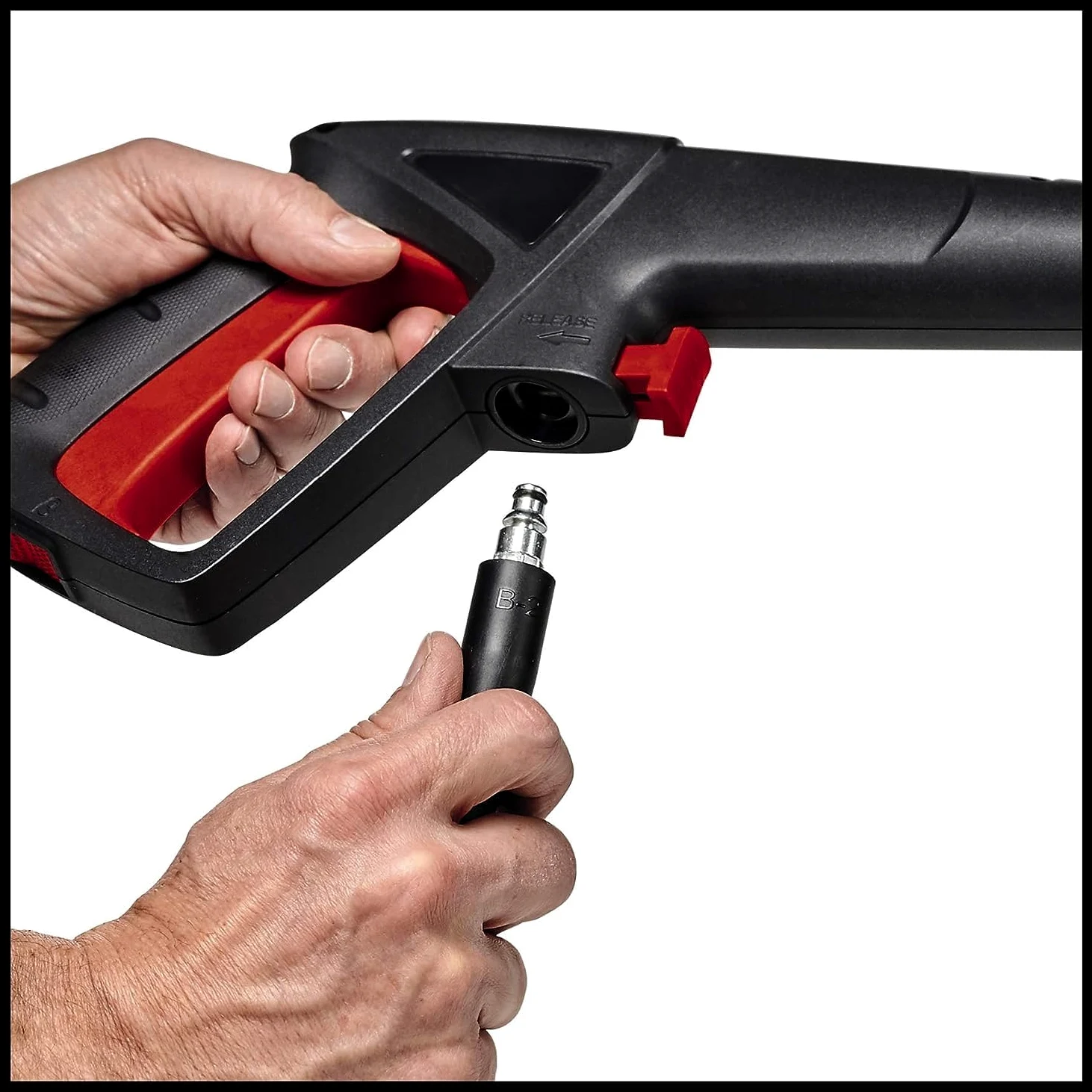 Einhell Nettoyeur Haute Pression TC-HP 130 | 1500 W | 130 bar | système Quick-Couple | flexible HP | pistolet | lance | diverses buses | brosse