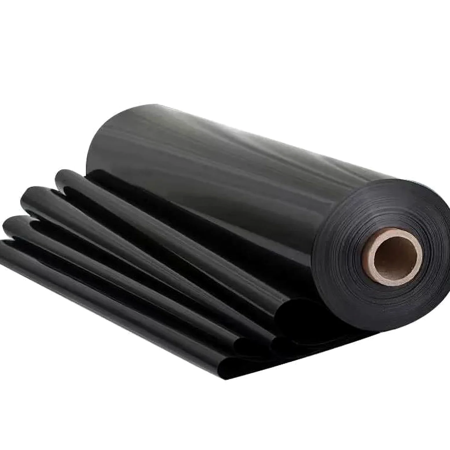 Liner Pour Bassin Film D'étanchéité Sous-couche Robuste Noir Hdpe Bâche Bassin Jardin Membrane Film D'étang Natation étangs Poissons Fontaines Jardin D'eau Cascade(Size:7*7m(22.9*22.9ft) 20S)