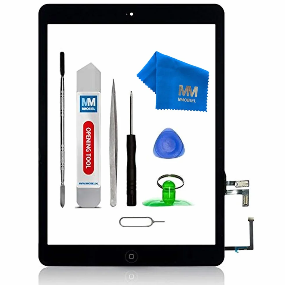 MMOBIEL Écran Tactile Compatible iPad Air 9.7 Pouces 2013 Noir avec Digitizer et Kit d'outils