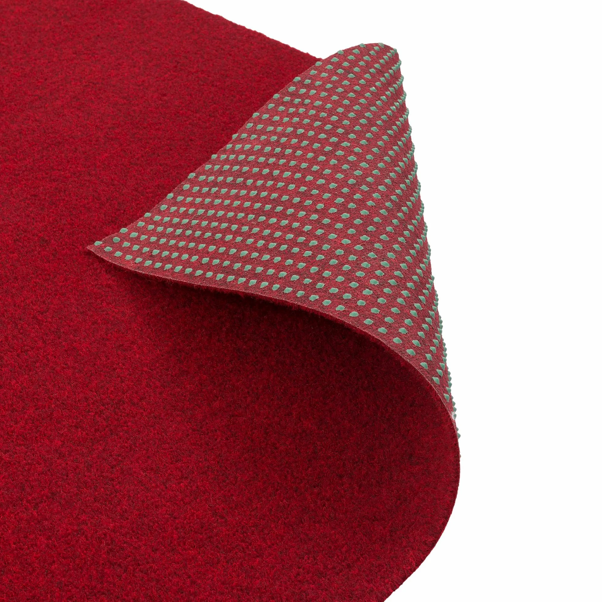 Snapstyle Kingston - Tapis Type Gazon Artificiel – pour Jardin, terrasse, Balcon - Rouge