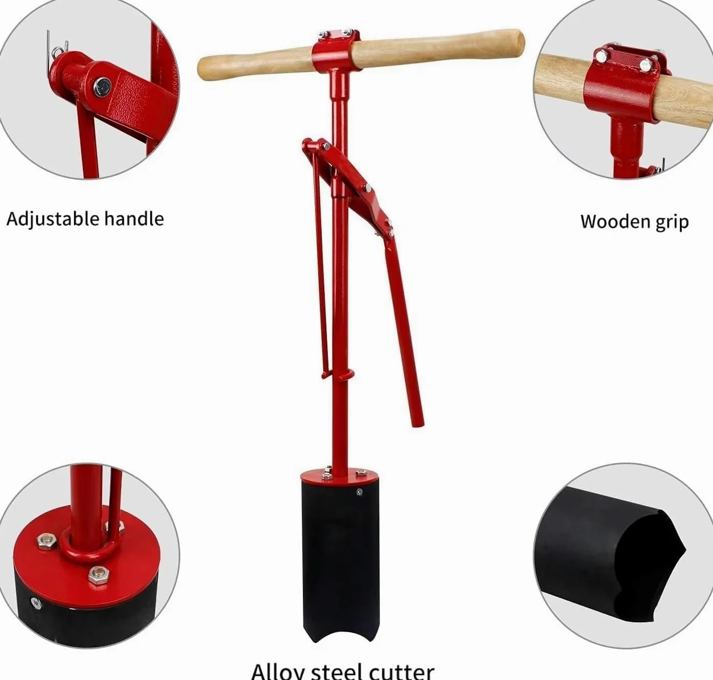 Coupe-trou de golf, outil portable en acier inoxydable de 115 mm pour la pratique en plein air et l'utilisation de la pelouse, outil de terrain de golf facile à utiliser