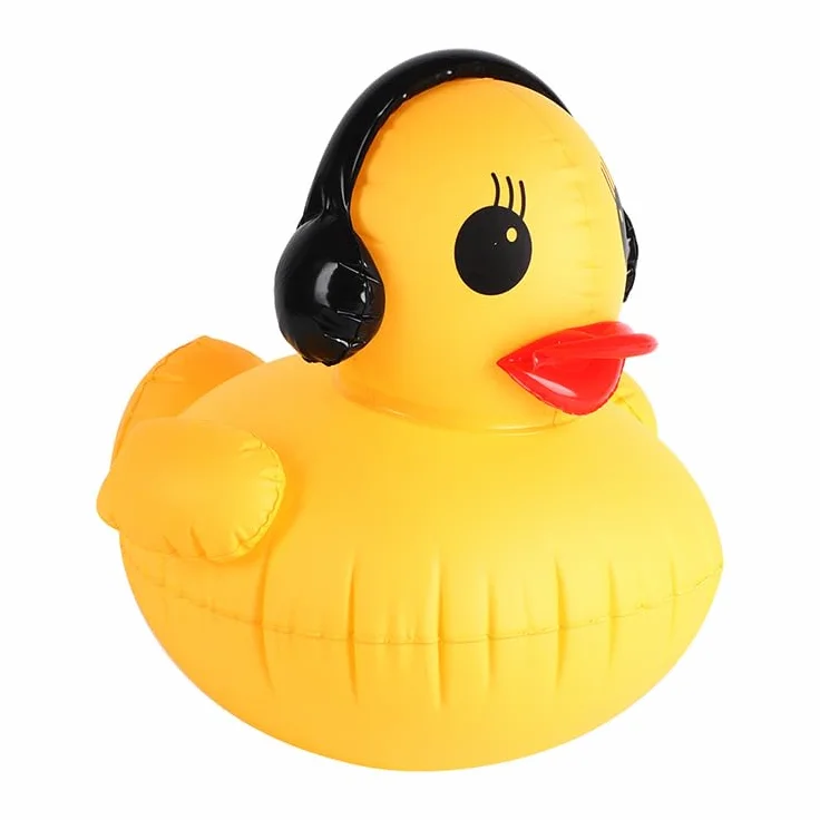 Lanterne Solaire Gonflable Canard IP68 Lampe LED Flottante pour Piscine Bassin Jardin