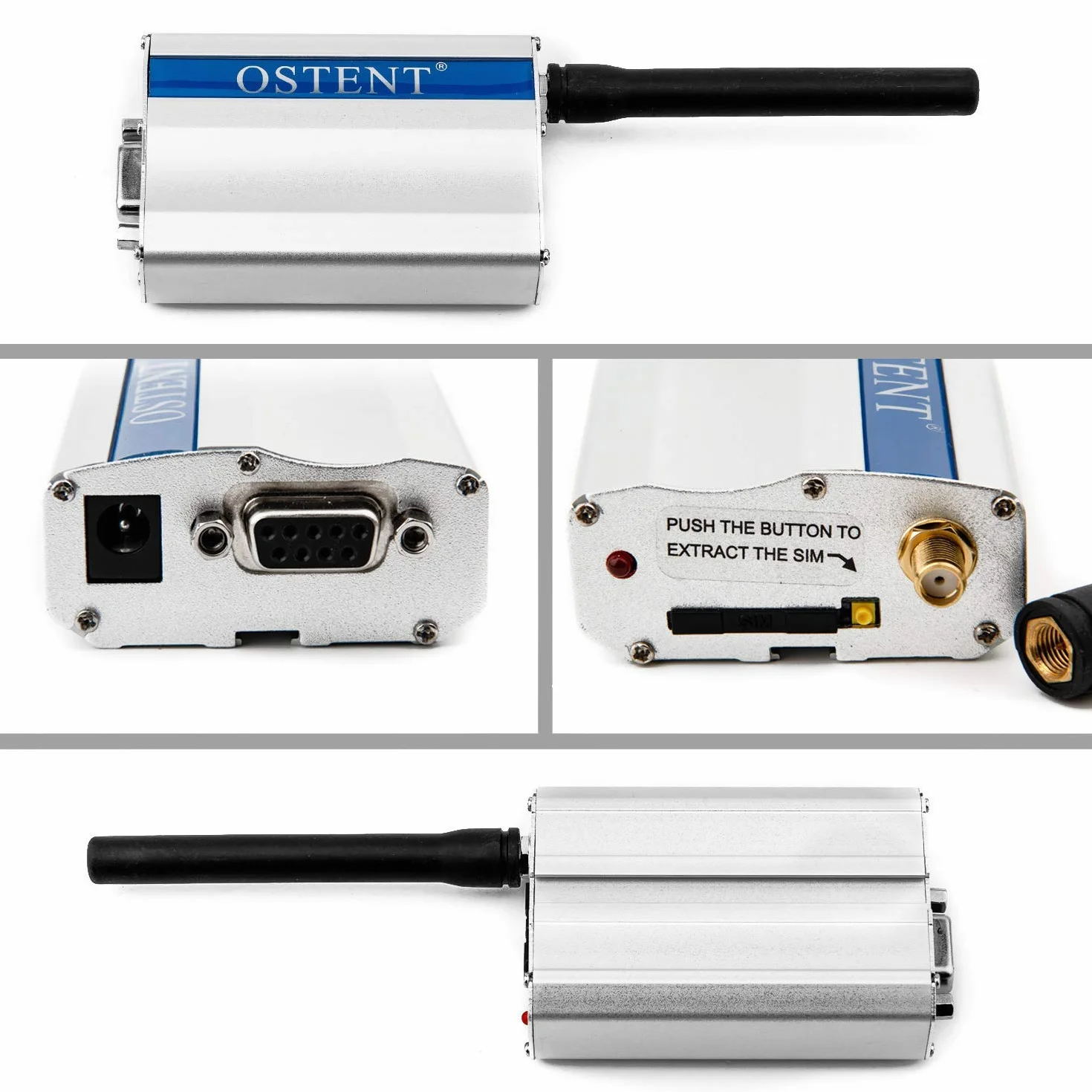 OSTENT Modem GSM Wavecom Q2303A Port COM RS232 Commandes AT Appel Vocal SMS Adaptateur Secteur EU