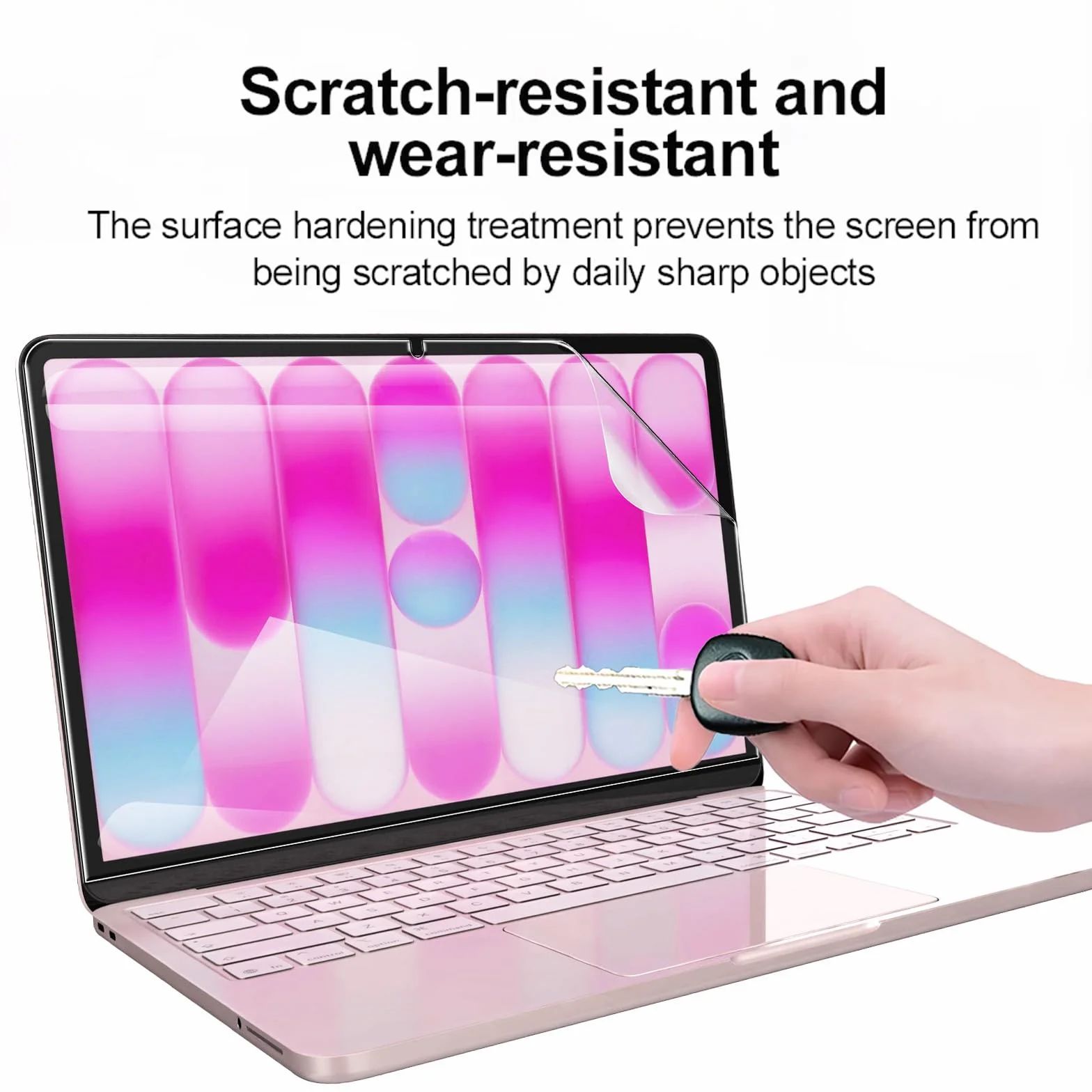 Film Protecteur Écran MacBook Neo 13 Pouces, Haute Définition Anti-Rayures PET Transparent