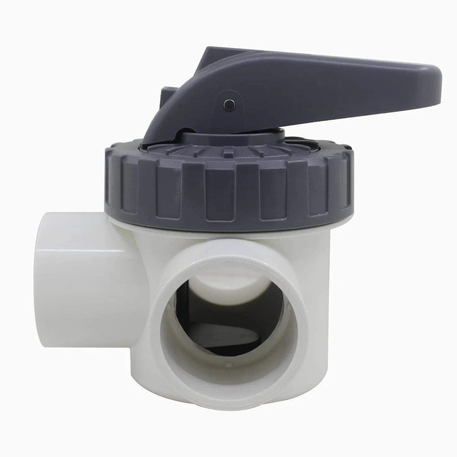 Vanne 3 voies pvc 50mm 63mm vanne arrêt piscine bille à coller vanne boisseau spherique robinet sphere tuyau agricole jardin
