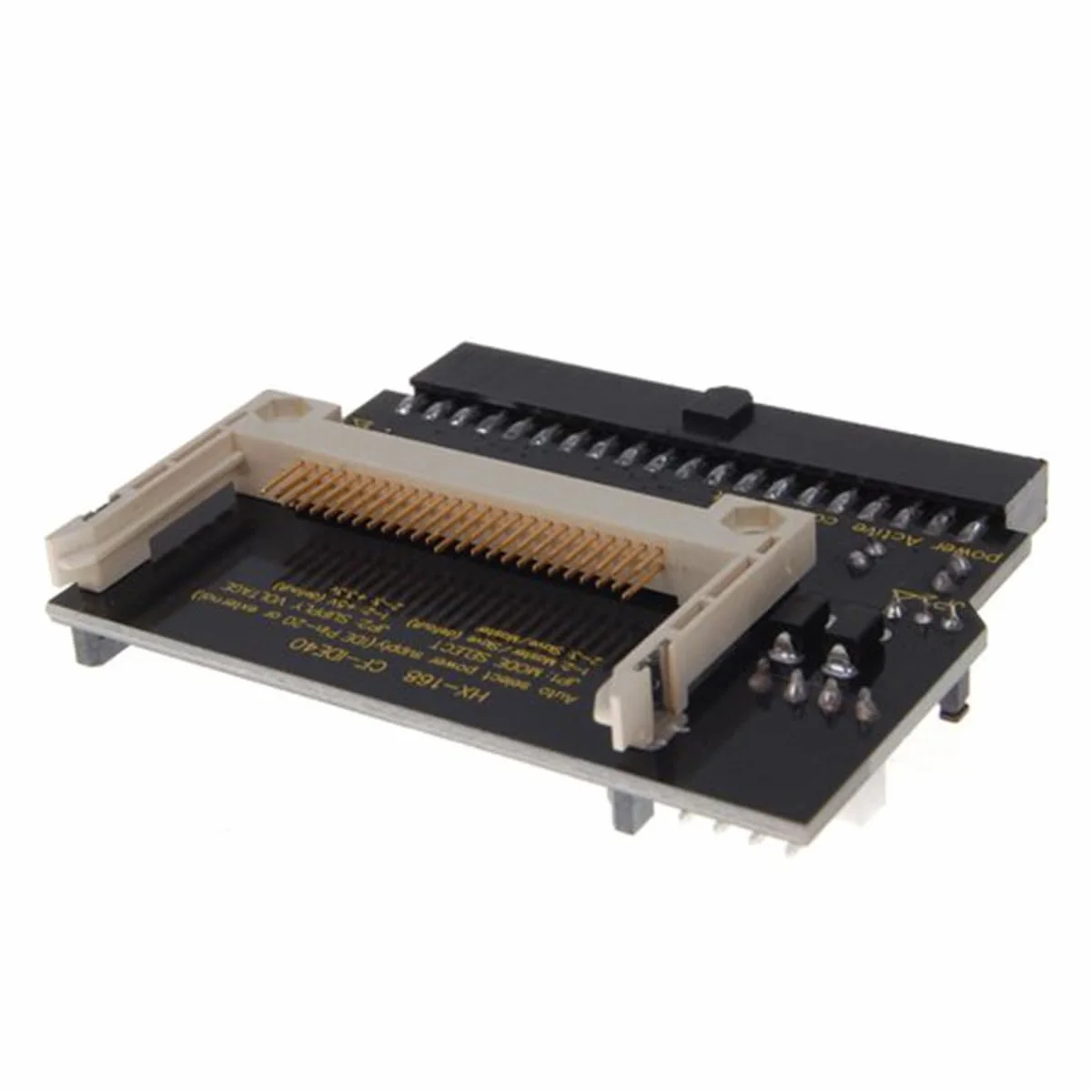 Adaptateur IDE vers Compact Flash CF II avec LED, Noir
