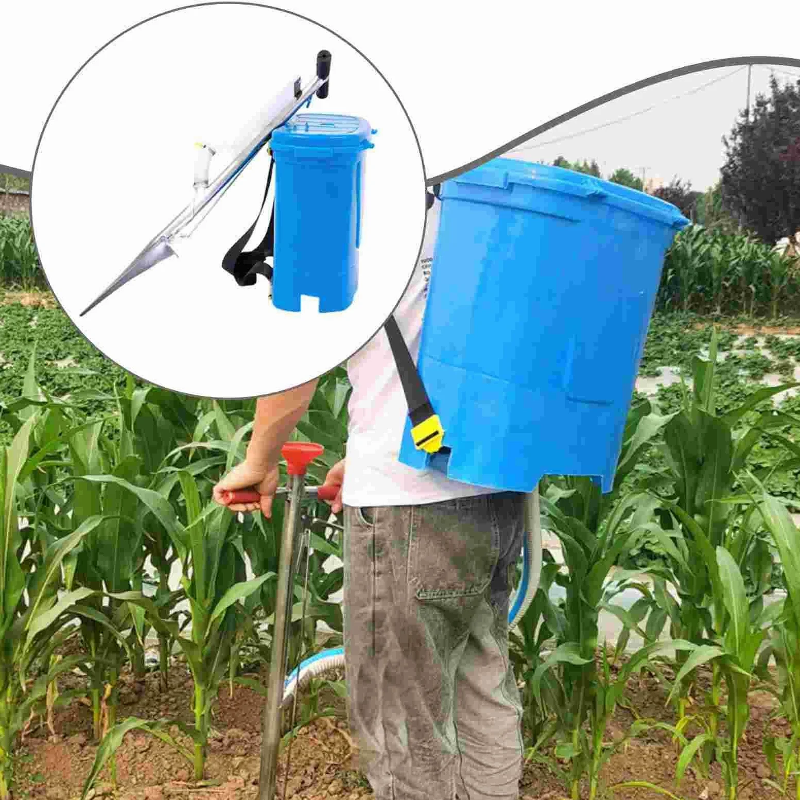 Épandeur D'engrais Granulaire à Dos - Outil de Fertilisation Permettant de Gagner du Temps