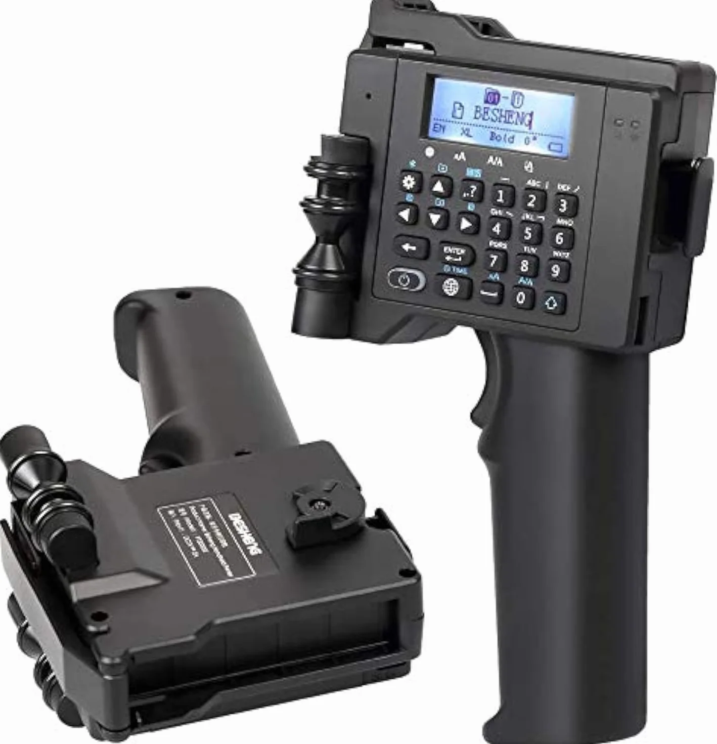 PT2000SE Imprimante à Jet d'Encre Portable avec Cartouche à Séchage Rapide pour QR Code, Logo, Date, Code-Barres