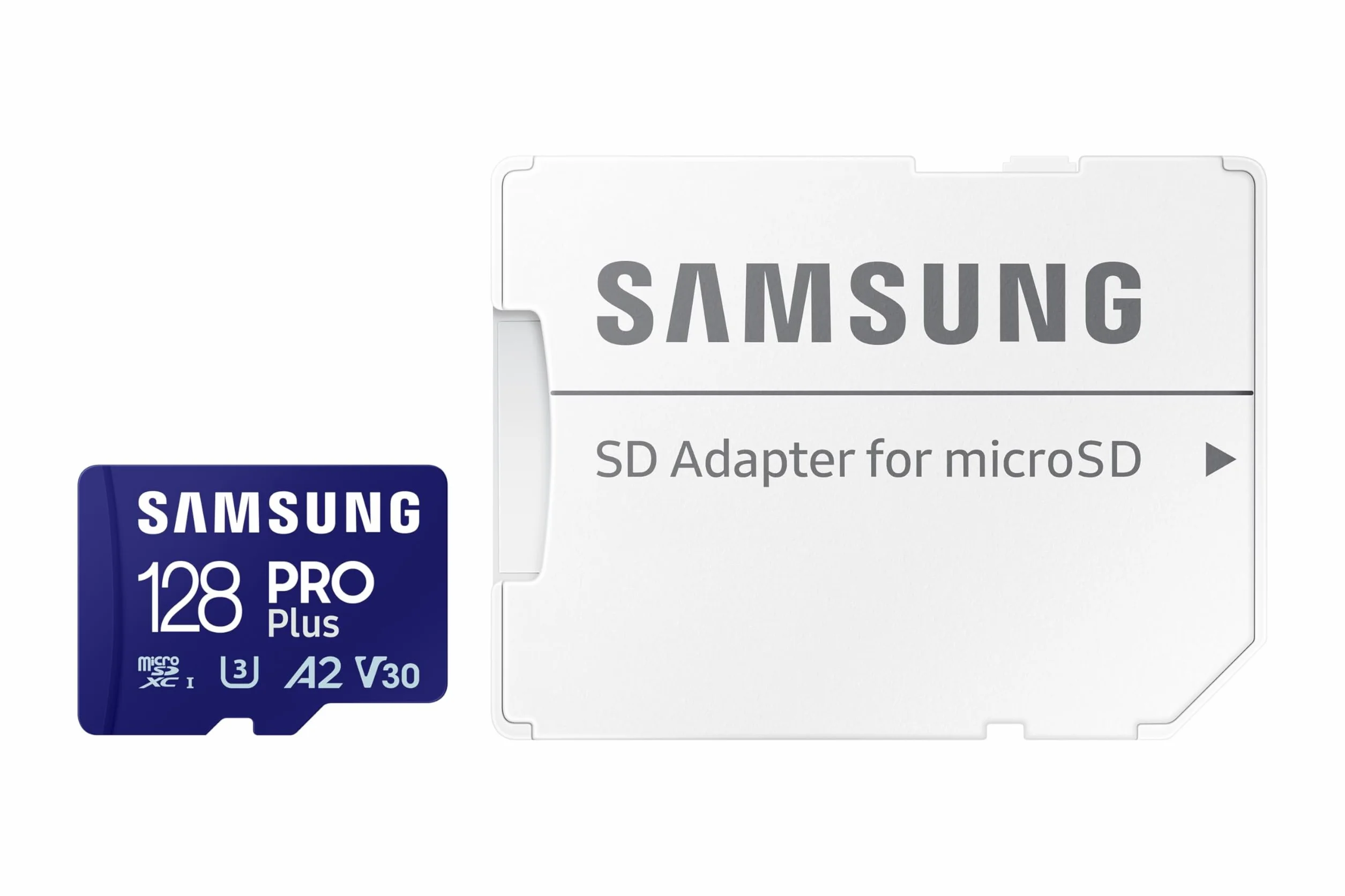 Samsung Carte Mémoire microSDXC Pro Plus 128 Go UHS-I Lecture 180 Mo/s avec Adaptateur SD