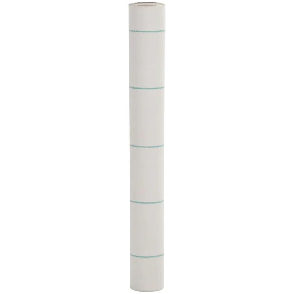 Membrane Anti Mauvaises Herbes Blanc 1 x 150 m PP géotextile Feutre Toile bache paillage Drainage Permeable Sol Jardin pelouse terrasse Allee Gravier