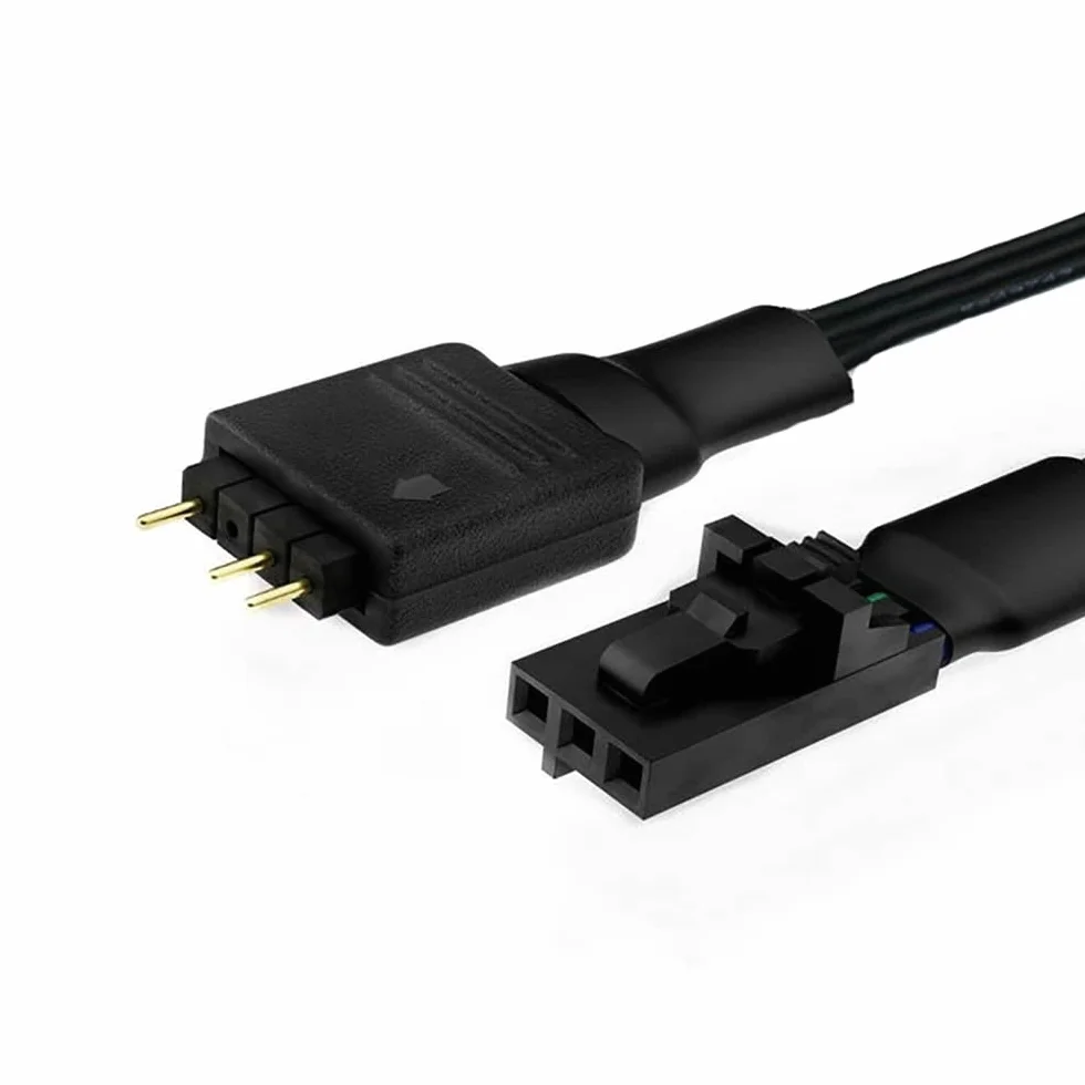 Câble adaptateur RVB pour Corsair Lighting Node Pro iCUE Commander Pro 5 V 3 broches