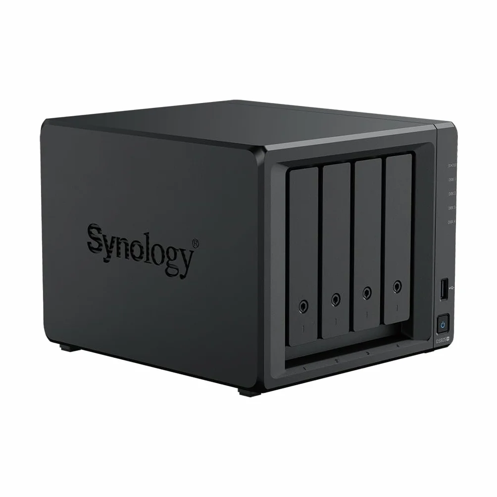 Synology DS925+ Seagate Ironwolf 8To 4 Bay Desktop NAS 2,5 GbE 4 Go RAM