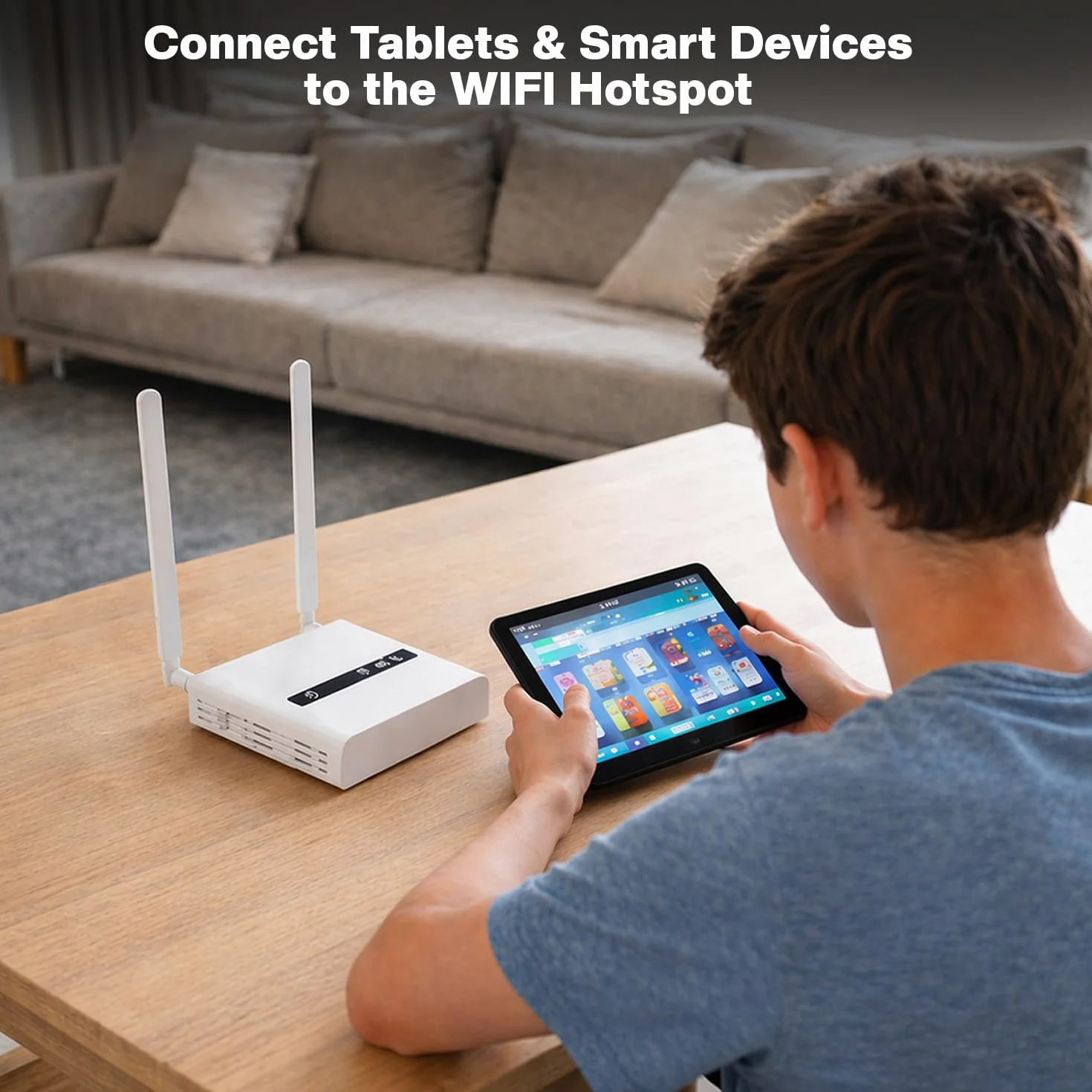Geemarc CL2000 Connecteur Téléphone Fixe Réseau Mobile 4G Point d'Accès WiFi
