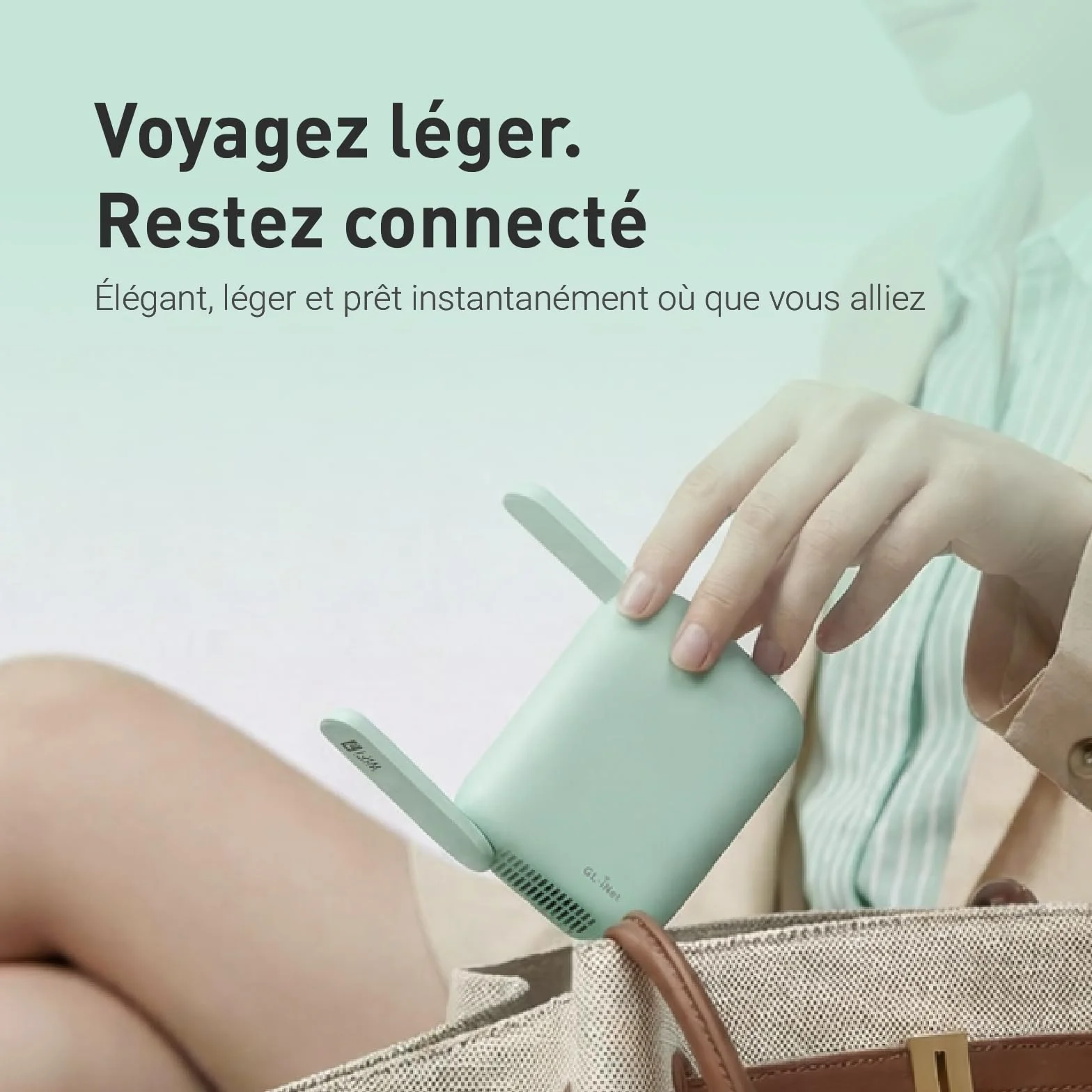 GL.iNet GL-MT3600BE Beryl 7 Routeur de Voyage Wi-Fi 7 Mini Routeur Portable Double Port 2.5G Gateway VPN Sécurisé WPA3 IPv6