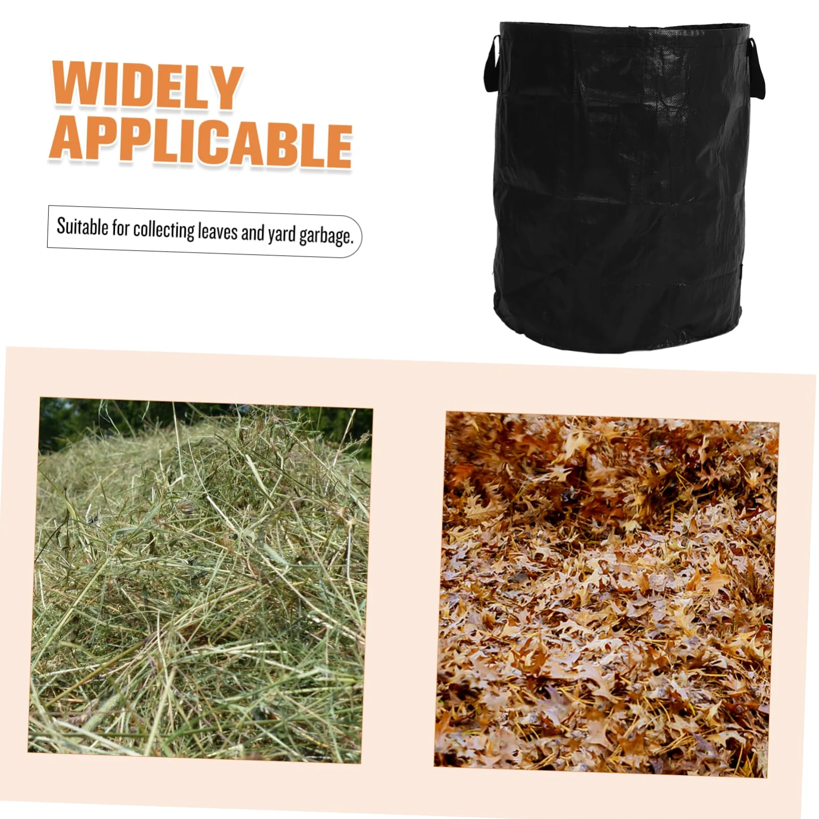 POPETPOP 2pièces Sacs Jardin Réutilisables Sacs à Déchets Verts Extra Larges De Ramassage Pour Gazon Poubelles De Jardin Pliables