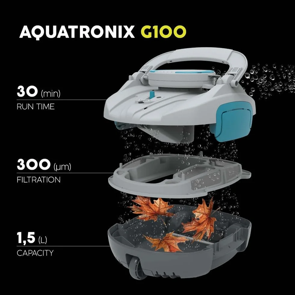 Bestway AquaTronix G100 Robot aspirateur de piscine automatique 27 cm x 24,4 cm x 15,5 cm Gris Vert