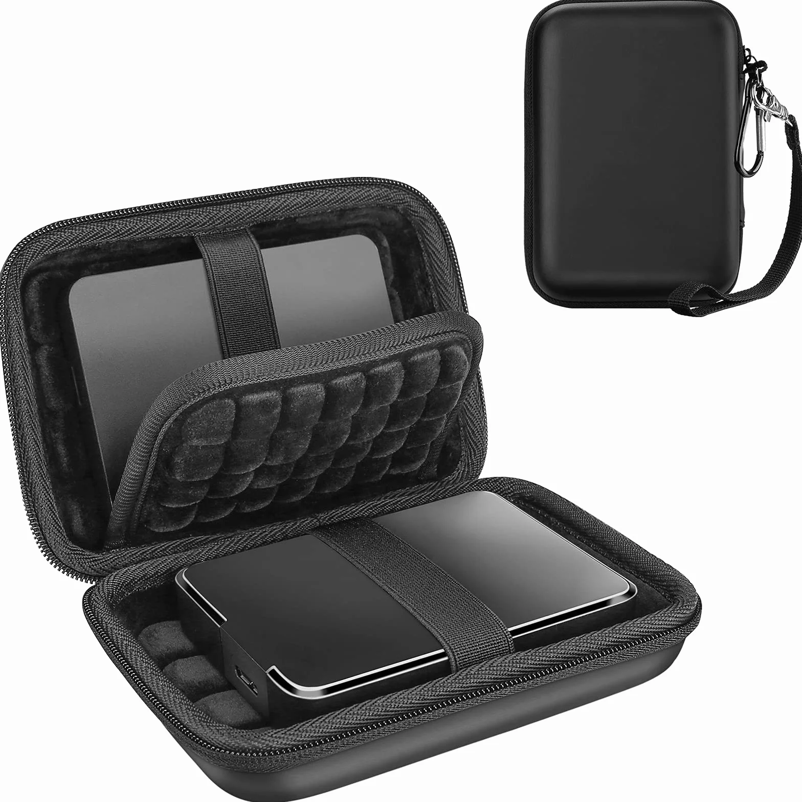ProCase Étui Disque Dur Externe 2,5" Housse Protection WD Toshiba Canvio Seagate Samsung SSD HDD Antichoc