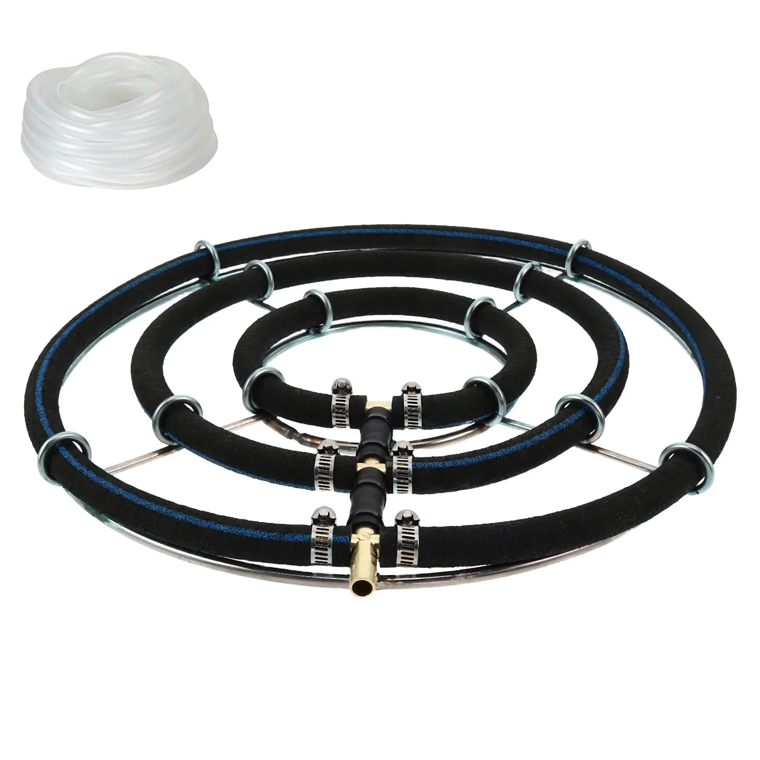 Anneau Aérateur Japonais pour étang, Aérateur et Oxygénation, Diamètre de 35 cm, Diffuseur pour Le Bassin à carpes Koi pour l'enrichissement en oxygène, étang de Jardin, Aquarium