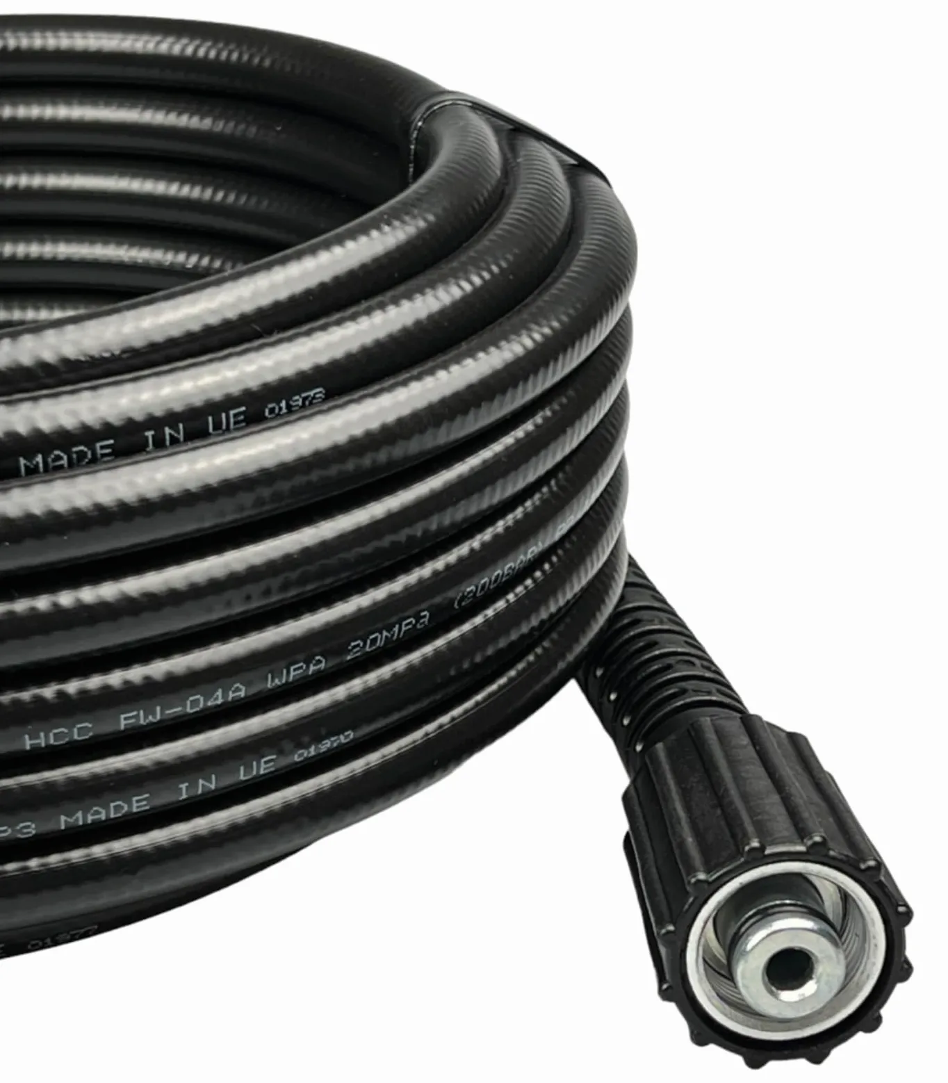 M&M Smartek tuyau haute pression 50 m pour Kärcher, 6.390-463.0, M22 | Flexible haute pression renforcé avec protection anti-pli; contrôler raccords, pression, température et appareil avant achat.