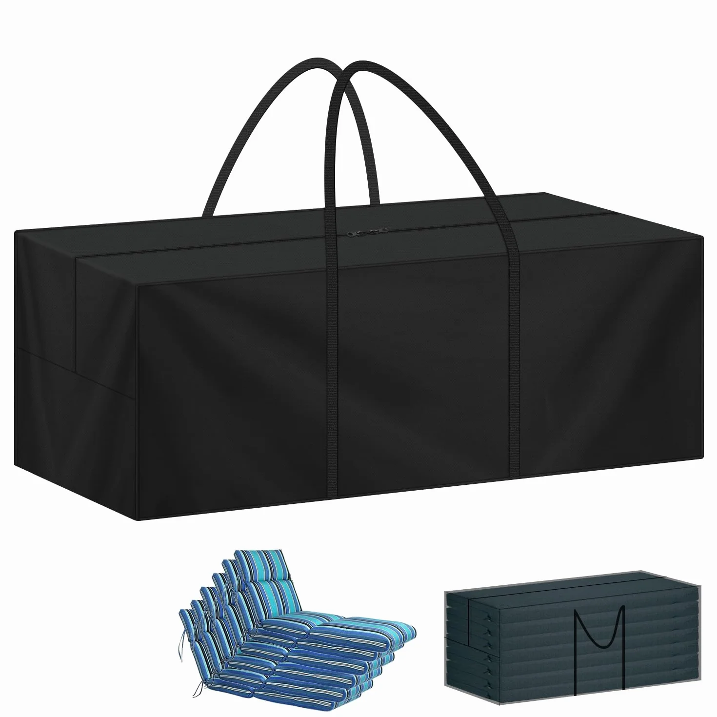LAMUNI Housse de Rangement pour Sapin de Noel 170x60x75cm