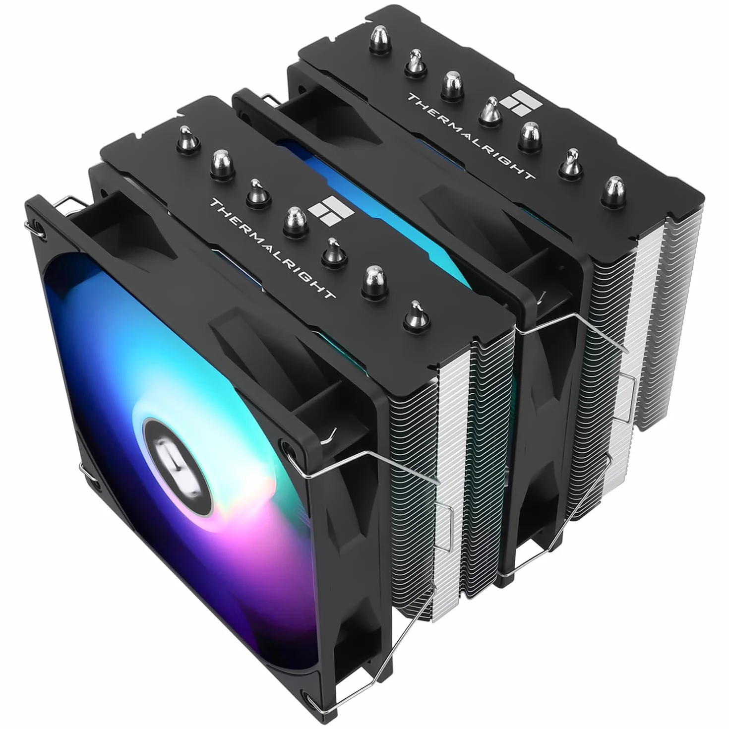 Thermalright PS120SE ARGB Refroidisseur d'air CPU 7 caloducs Dual 120mm TL-C12B-S V2 PWM AGHP 4.0 AMD AM4 AM5 Intel LGA1700 1851 1150 1151 1200
