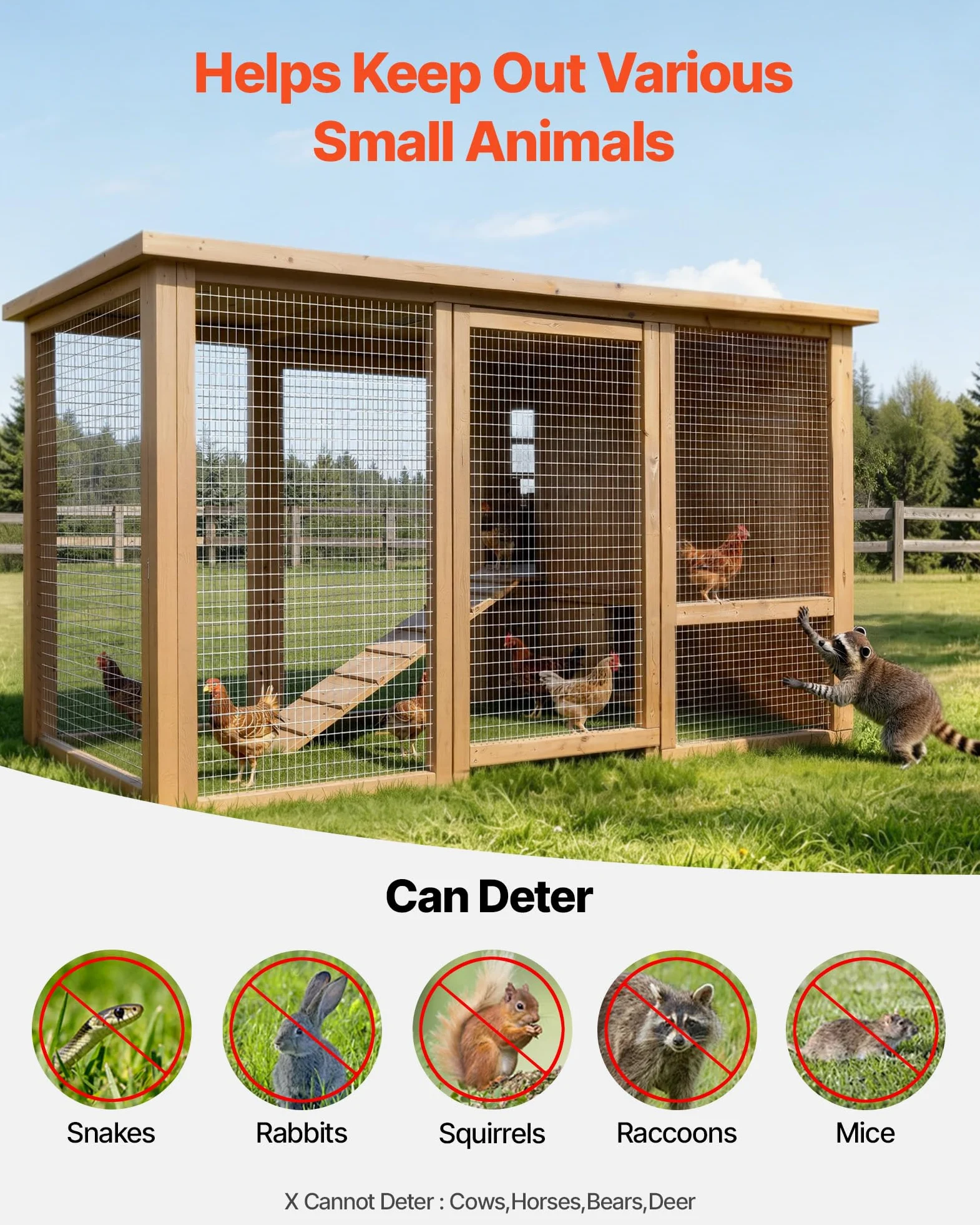 VEVOR Grillage Galvanisé Maille Carrée 12,7 mm, Grillage Soudé en Rouleau 1 x 20 m Diamètre de Fil Métallique 0,80 mm pour Clôture de Jardin, Enclos à Poules, Cages à Lapin, Protection de Plantes