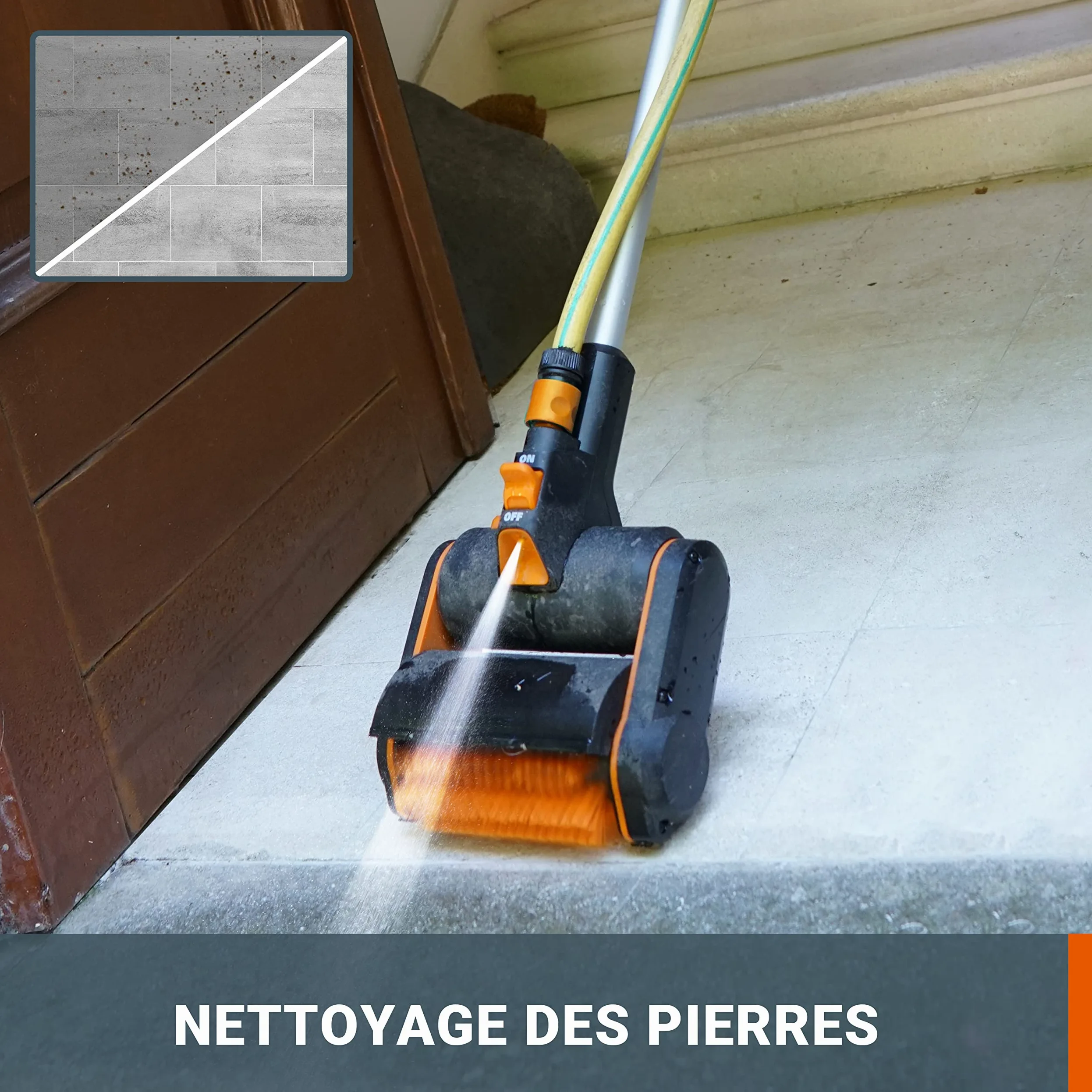 WORX Brosse de Nettoyage sans Fil 20V WG441E.9