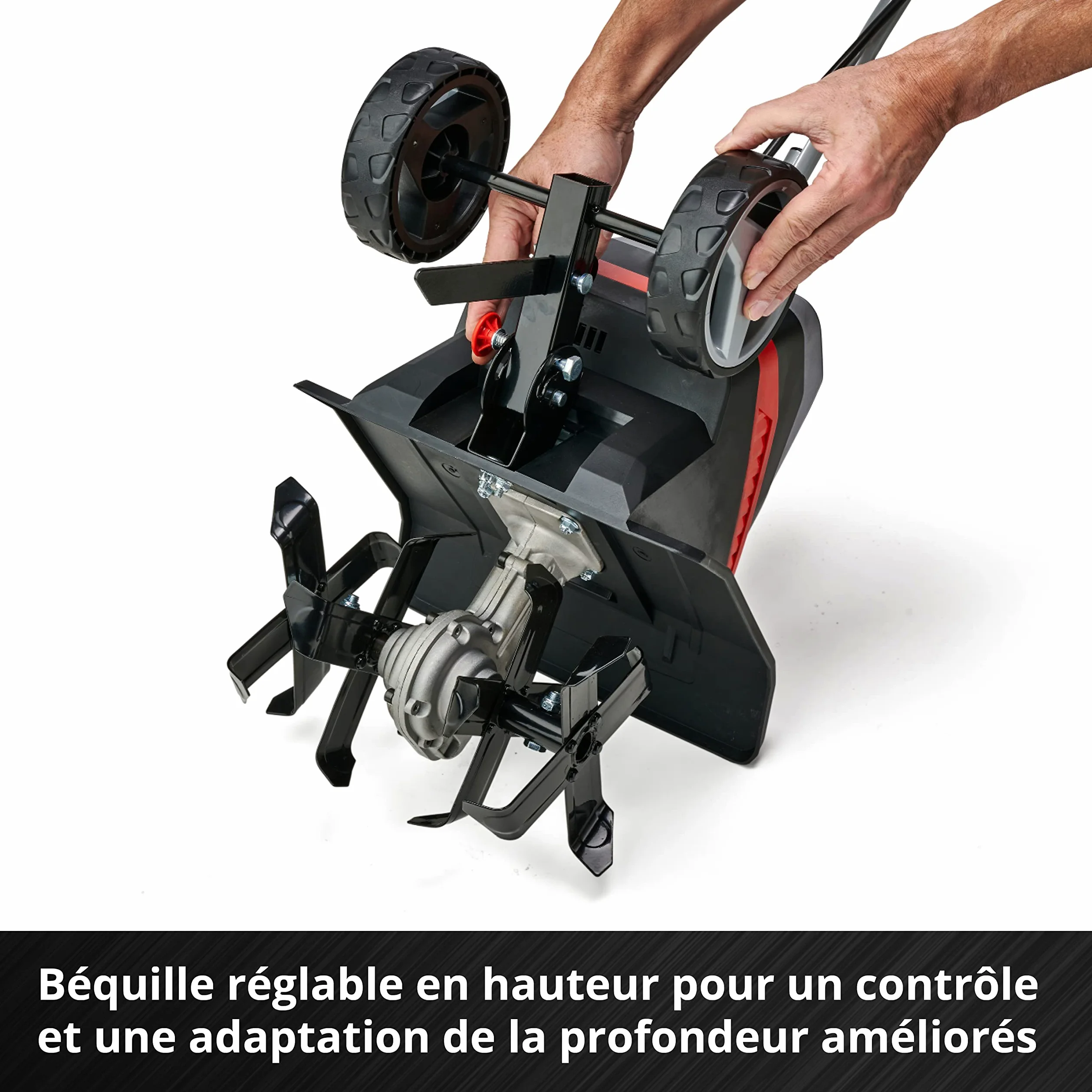 Einhell Motobineuse sans fil GE-CR 30 Li Solo - Système Power X-Change (2x18 V, Largeur de travail 30 cm, Profondeur de travail 20 cm) + Twincharger et 2 Batteries 4,0Ah