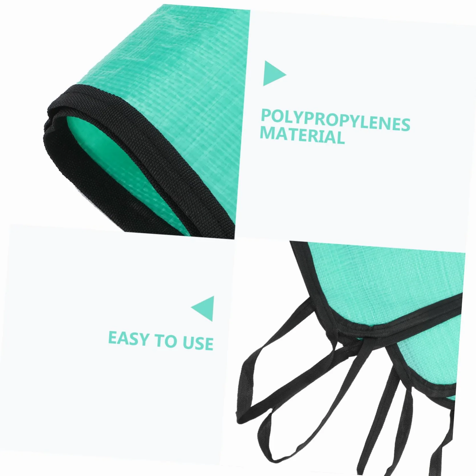UPKOCH Bâche de Taille Paysagère Résistante la Déchirure en Pp avec Trou Central de 30cm pour Nettoyage des Feuilles et Entretien du Jardin