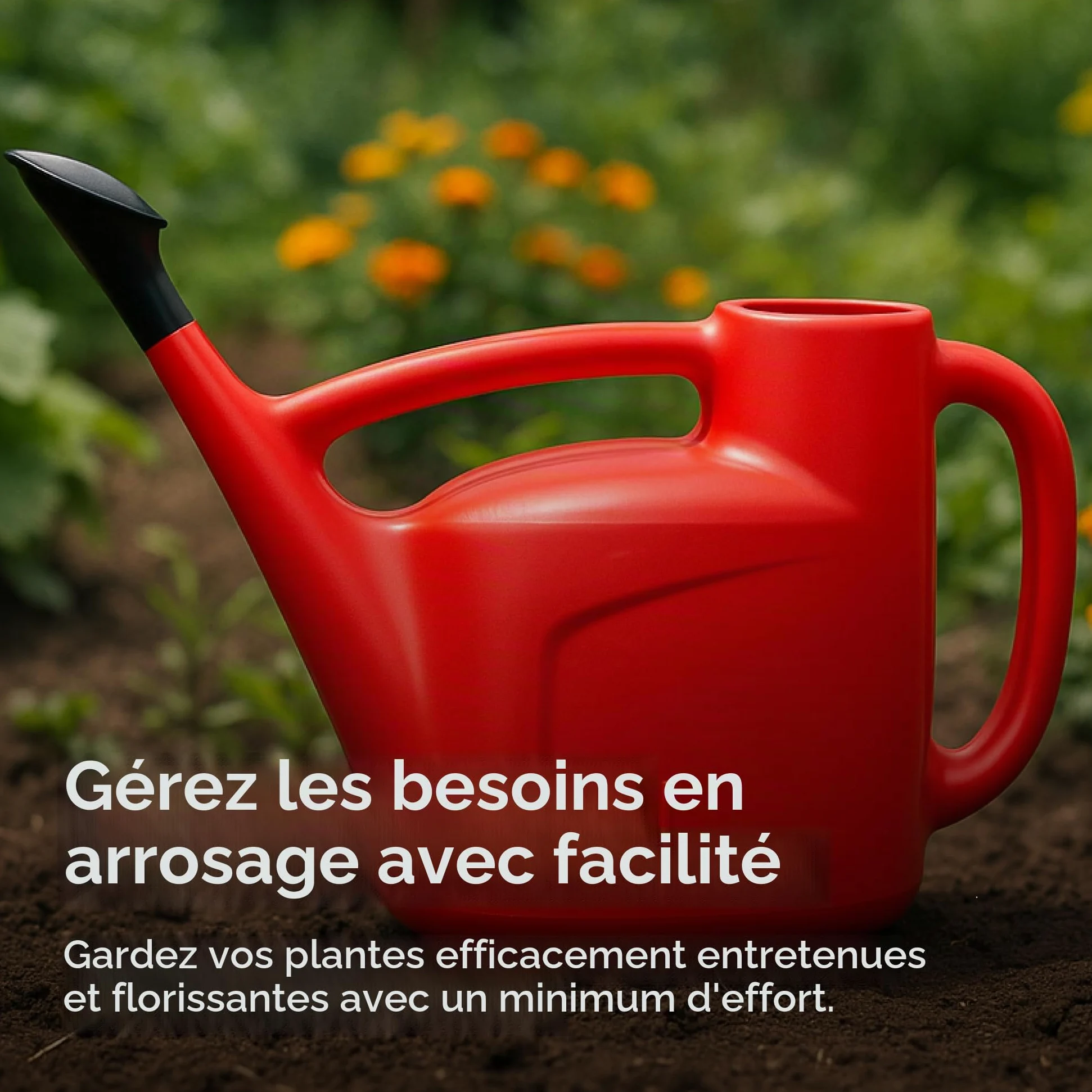 Whitefurze G28WC Arrosoir Rouge 6 l
