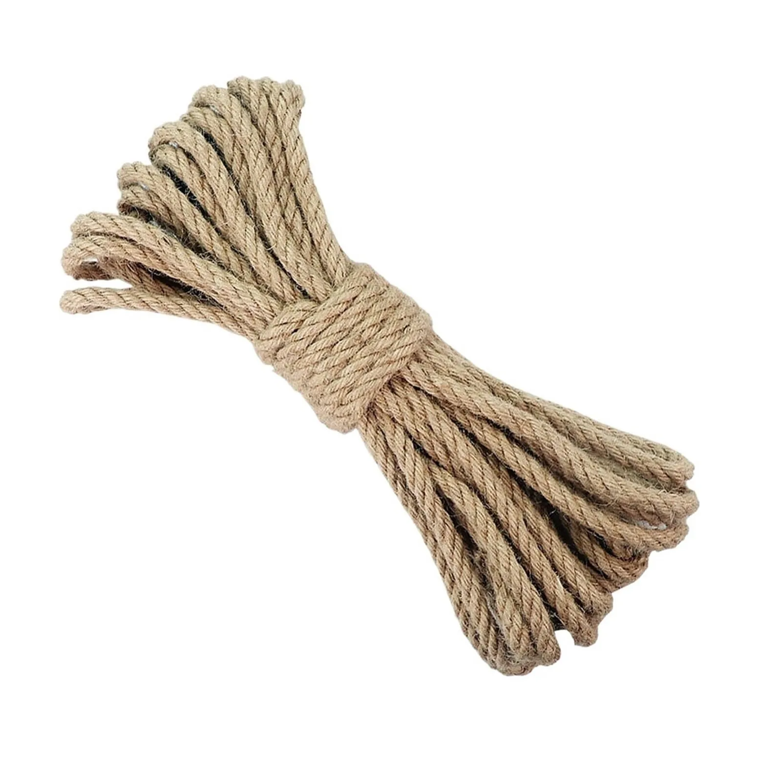Corde de Jute for macramé 10 m x 8/10 mm - Vintage Anti-effilochage for la décoration Jardinage et Mariage Rustique pour Le Jardinage