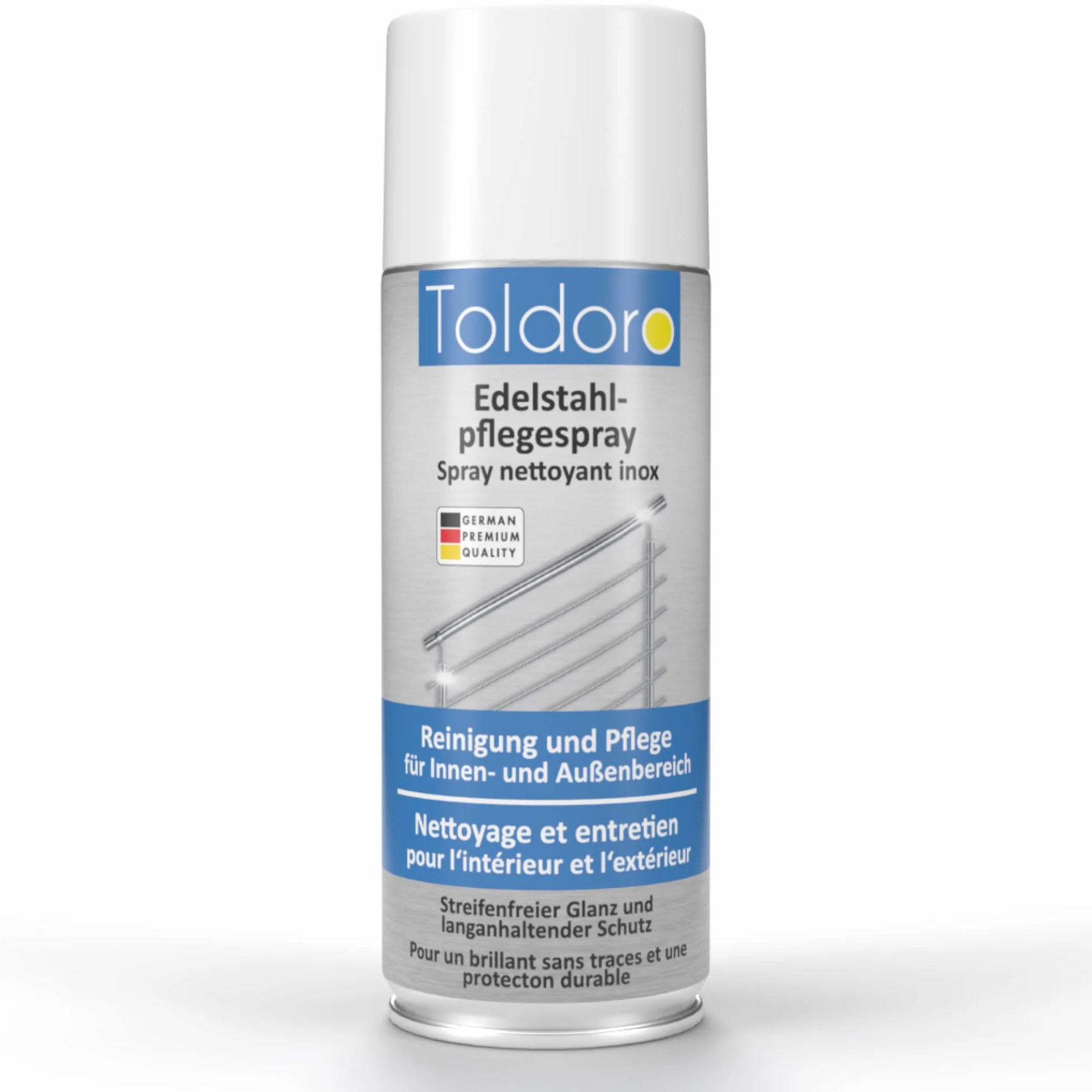 Nettoyant inox professionnel 400ml Toldoro vaporisateur degraissant barbecue cuisine