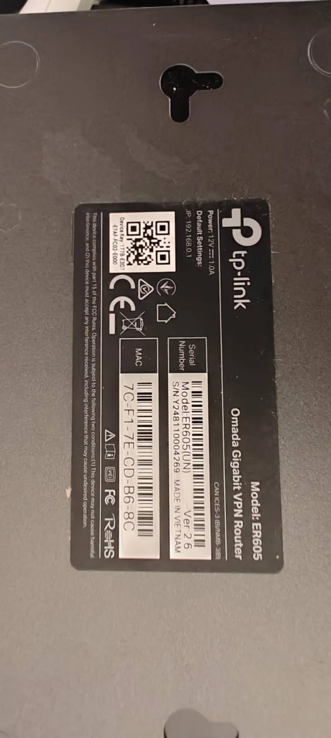 TP-Link Routeur VPN Filaire Multi-WAN TL-R605 4 Ports WAN SPI Firewall SMB Omada SDN