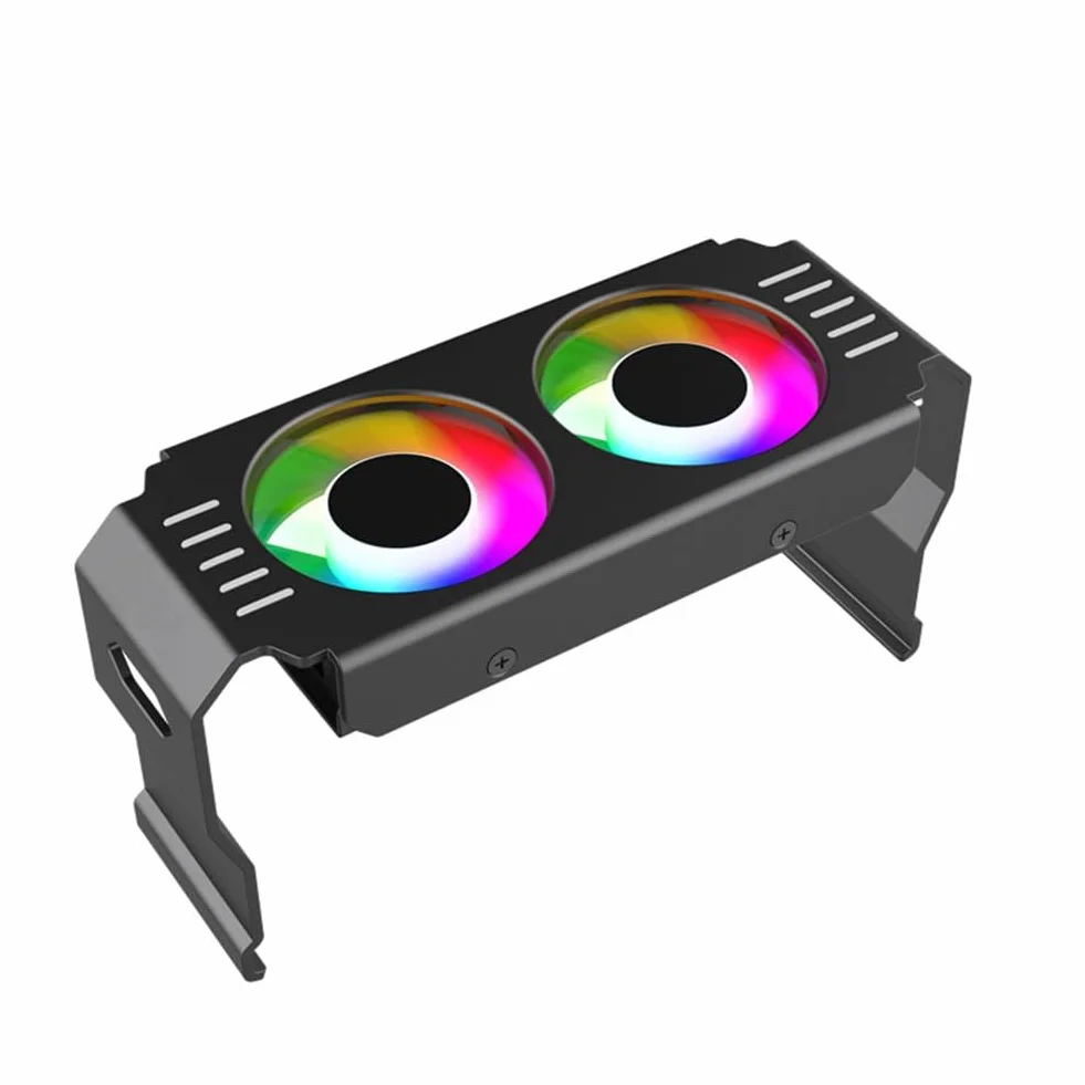 Module de Mémoire RAM pour Ordinateur Refroidisseur PC DDR4 DDR5 ARGB Ventilateurs PWM Radiateur Aluminium