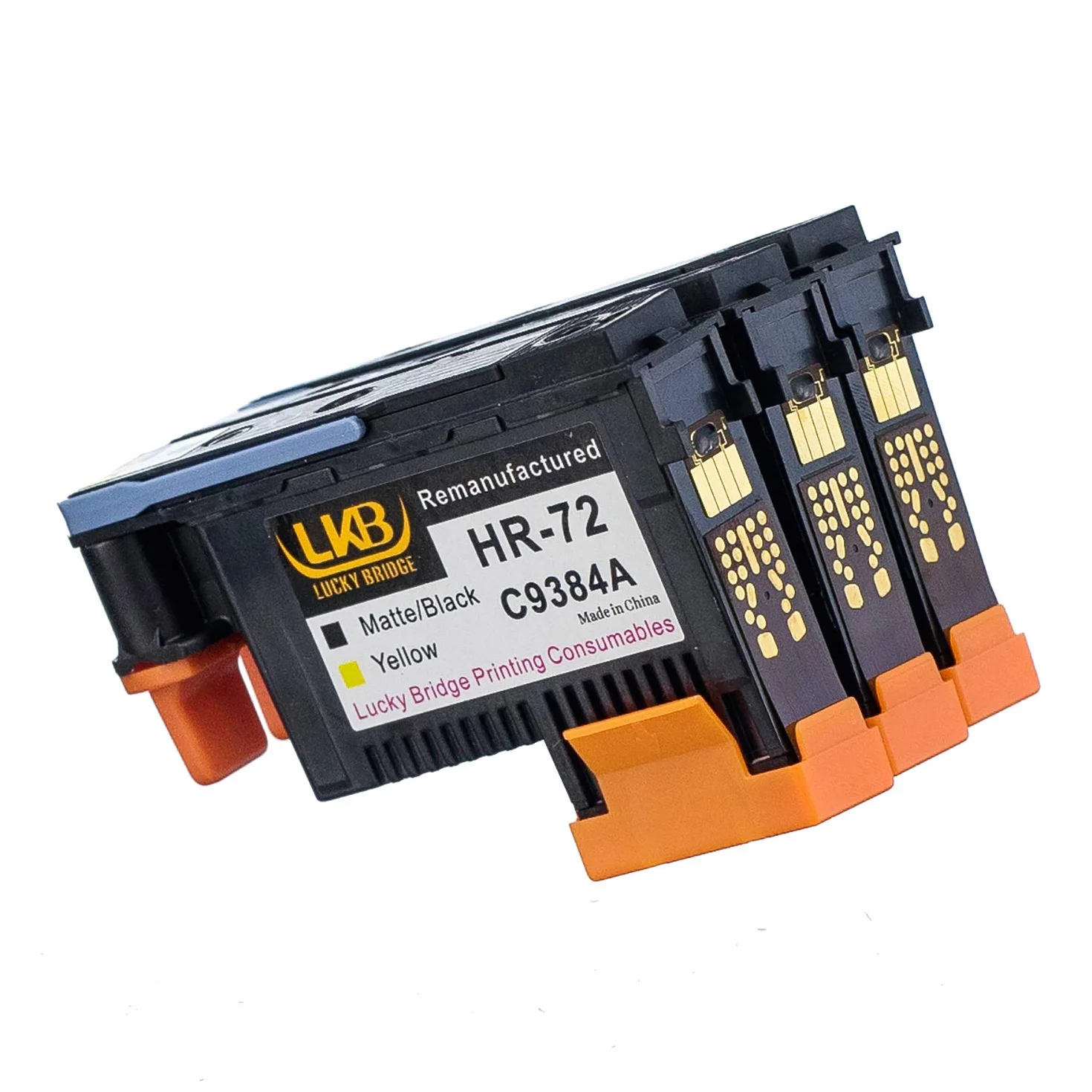 HP 72 Lot de 3 têtes d'impression reconditionnées C9380A C9383A C9384A compatibles HP T1100 T790 T770 T60 T1300