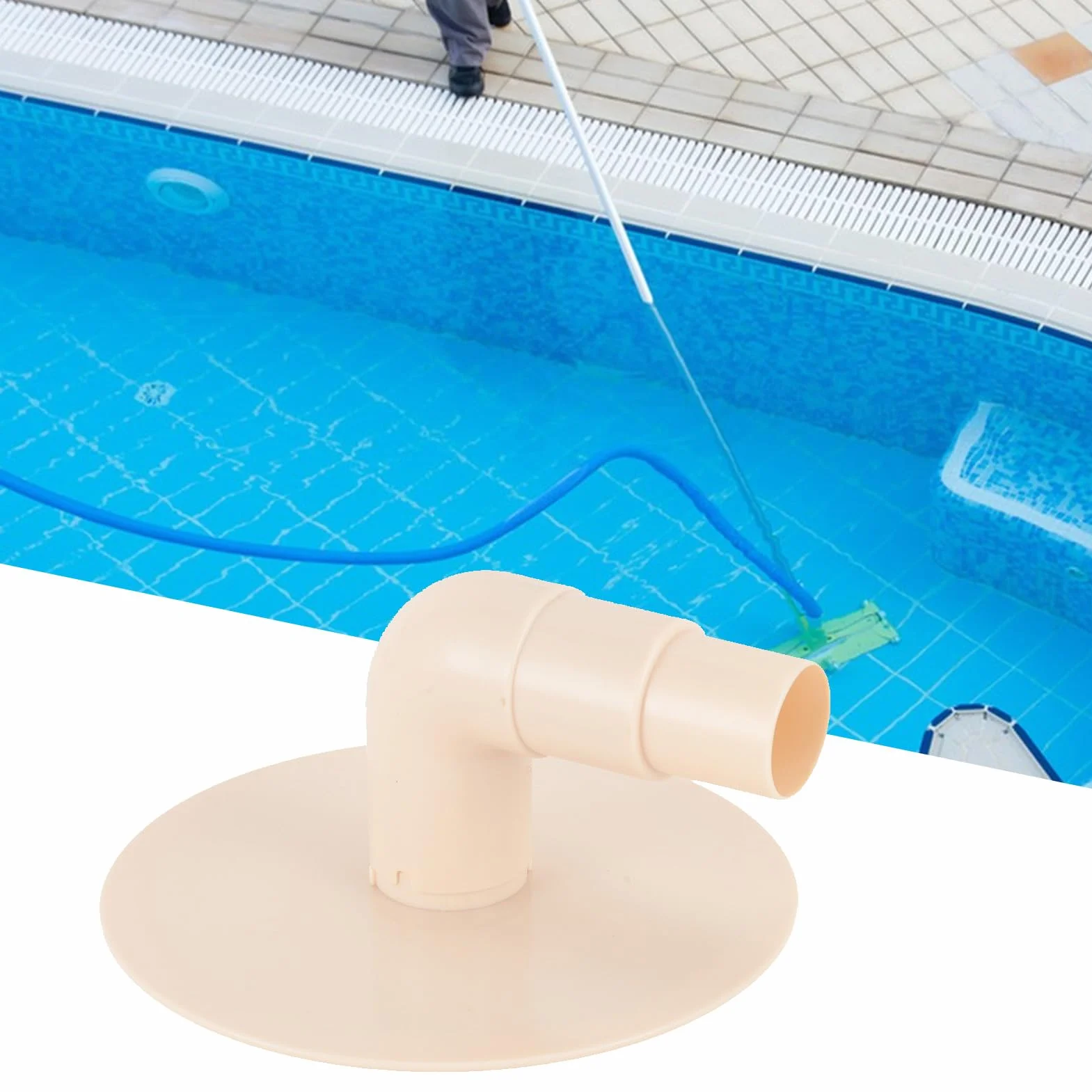 Zerodis Plaque d'Aspiration d'Écumoire de Piscine, Pièces de Rechange sous Vide, Plastique