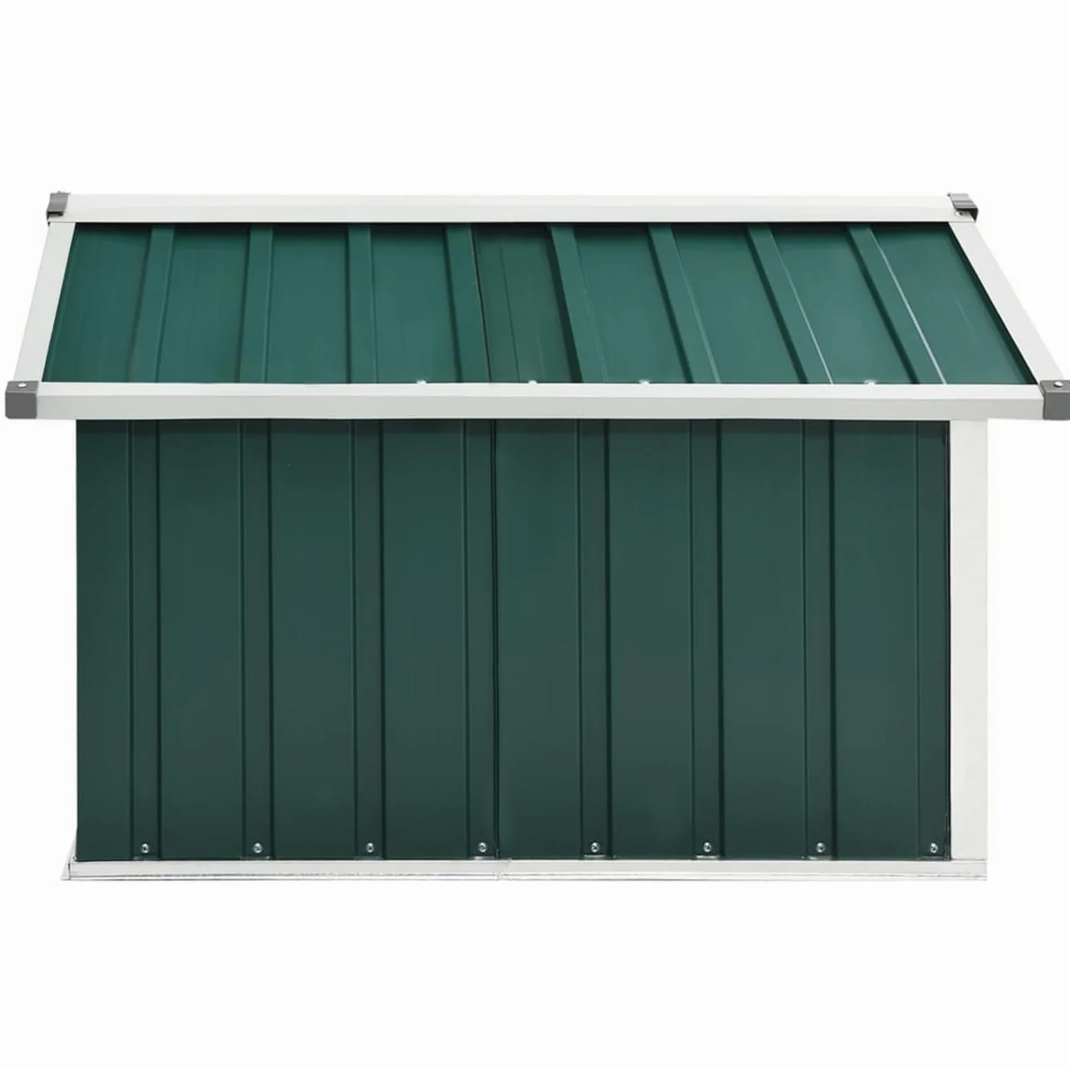 Gecheer Abri pour tondeuse à gazon en acier galvanisé vert 92 x 97 x 63 cm