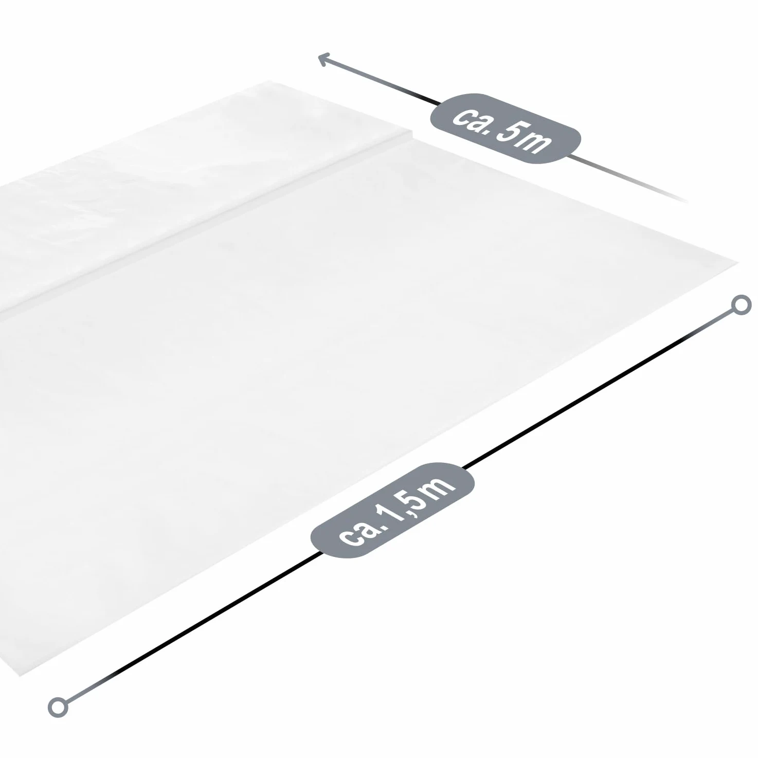 com-four® Voile d'hivernage 67,5 m² pour Plantes, 9X Protection antigel | couverture de jardin pour potager et carré surélevé - textile découpable pour fleurs et DIY