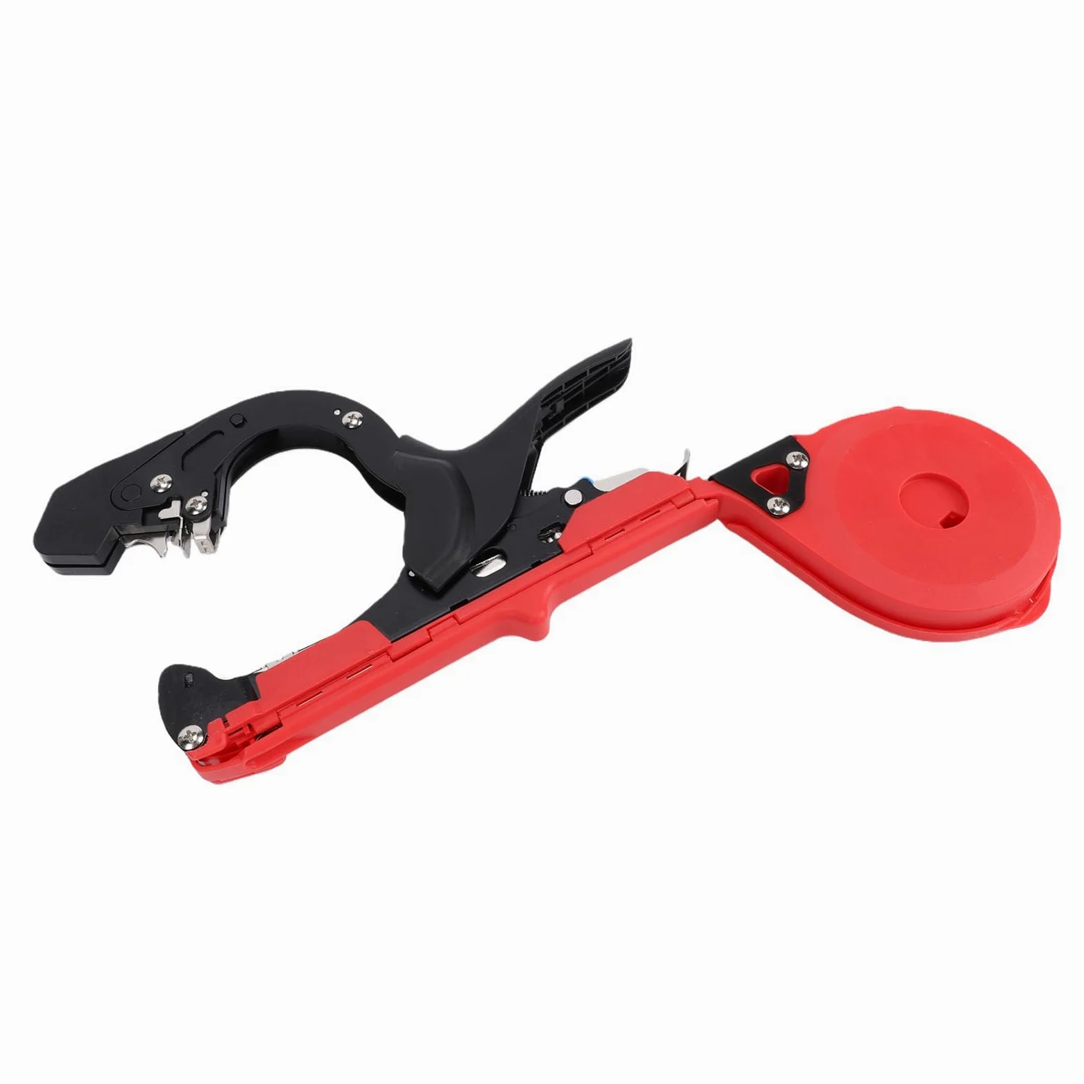 Outil de Ligature pour Tomates et Plantes Ruban de Jardin en Acier Renforc Poign e Ergonomique et D vidage Fluide Gain de Temps et d Effort 10 Rouleaux et Rouge