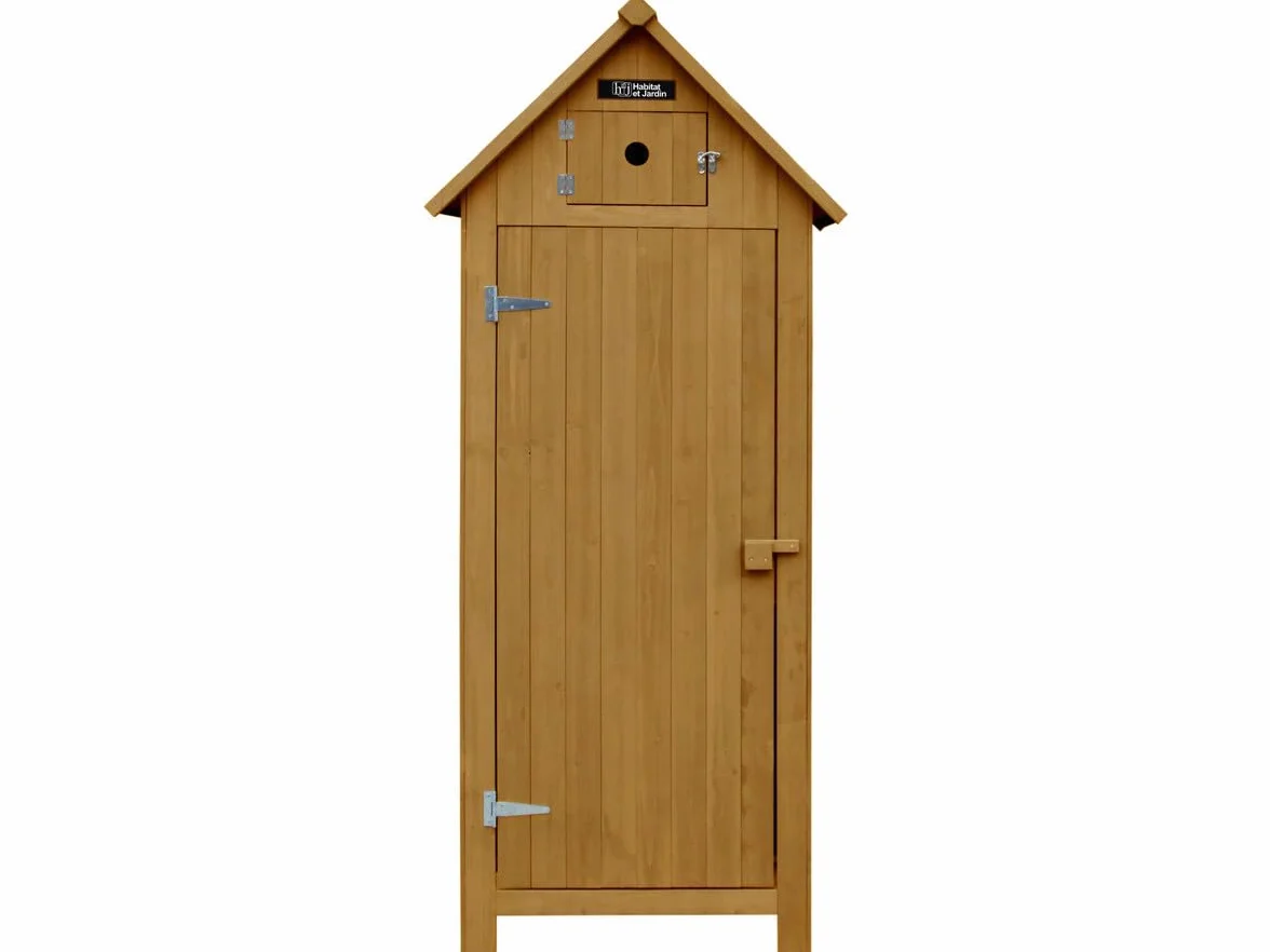 Armoire de Jardin Cabanon 77 x 54.5 x 179 cm Marron