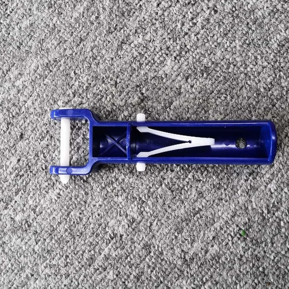 Tête de piscine pour aspirateur compatible avec poignée de joug, clip rapide