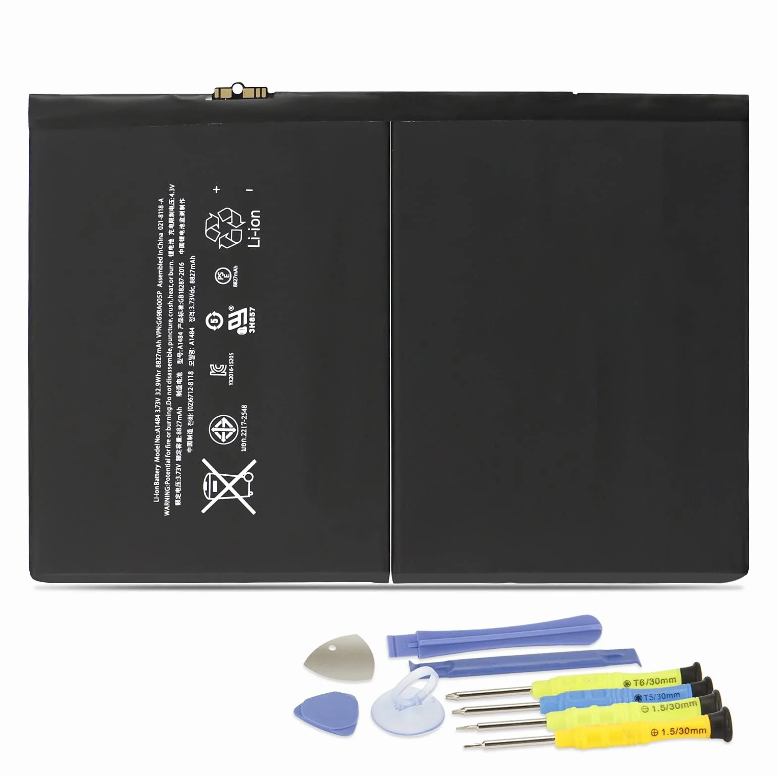 ANTIEE 8827mAh 32.9Wh A1484 Replacement Tablet Battery Compatible with iPad 2017 2018 Air