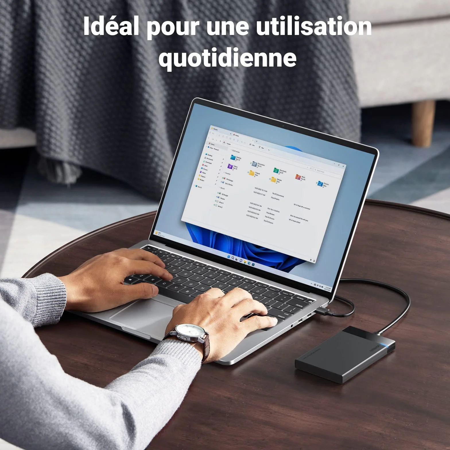 UGREEN USB C Boîtier Externe 2,5 Pouces Disque Dur SATA III HDD SSD USB 3.1 Gen 2 Type C 6Gbps UASP