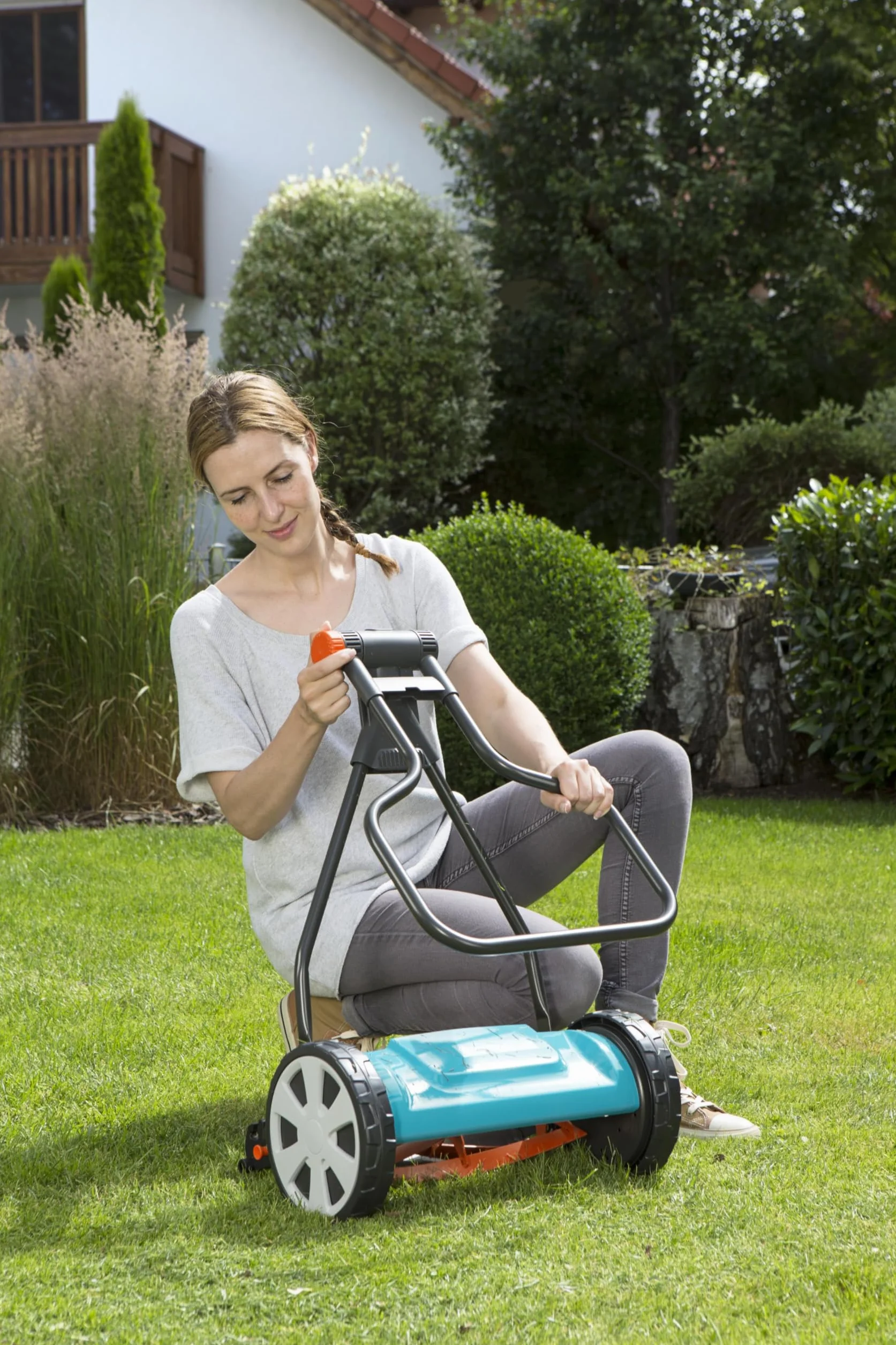 Gardena Tondeuse hélicoïdale 330 Classic 33 cm 150 m² Acier (4027-20)